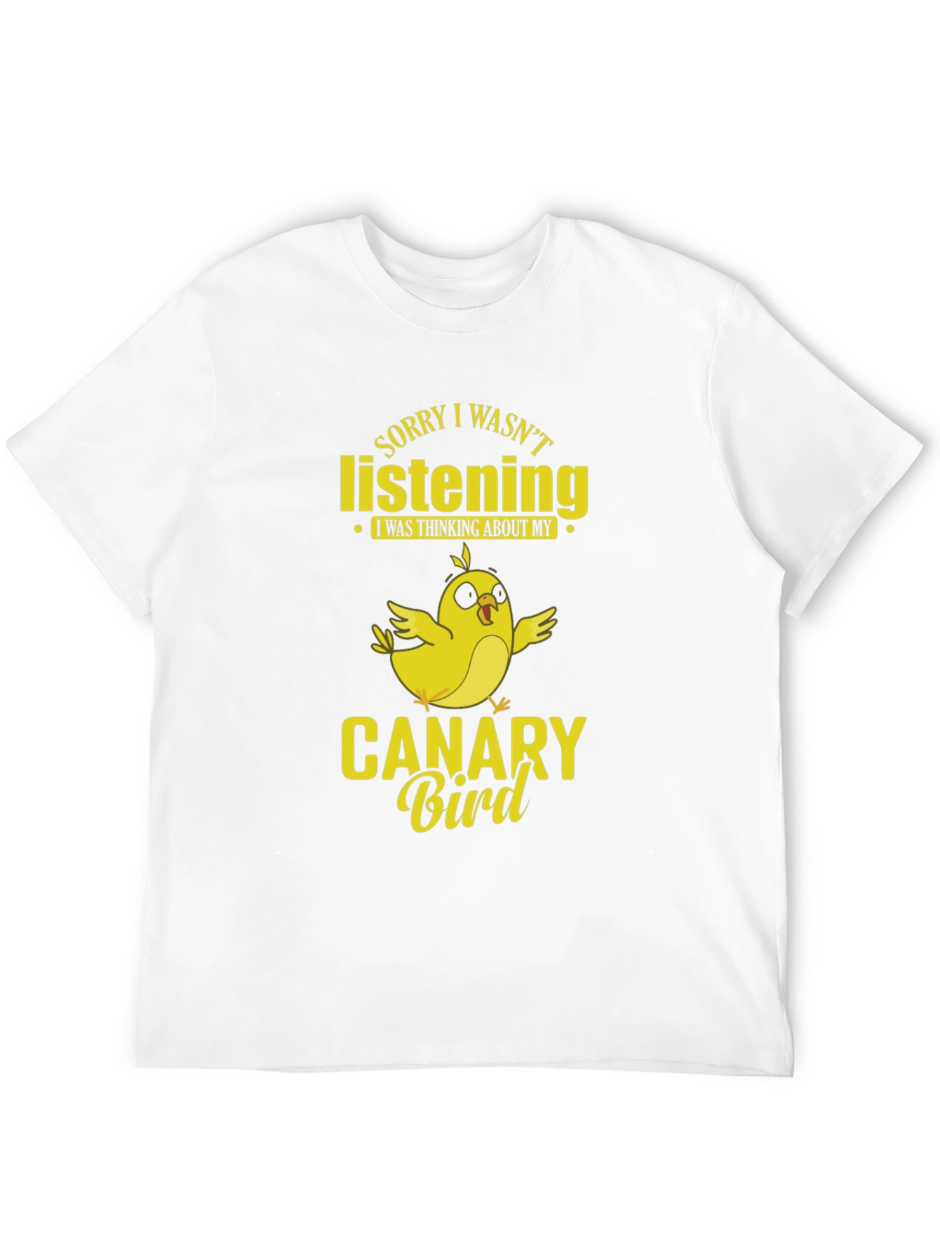 Canary Bird T-Shirt Funny Bird Lover Tee