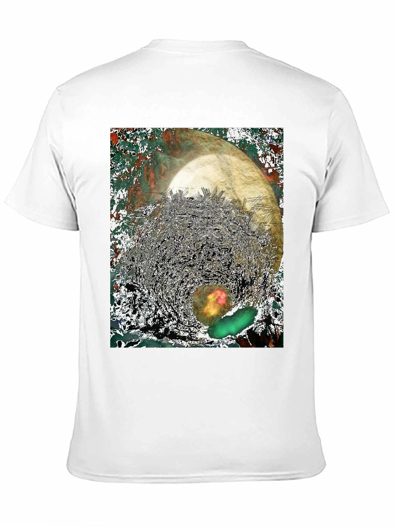 Abstract Print Tee - Unique Graphic T-Shirt