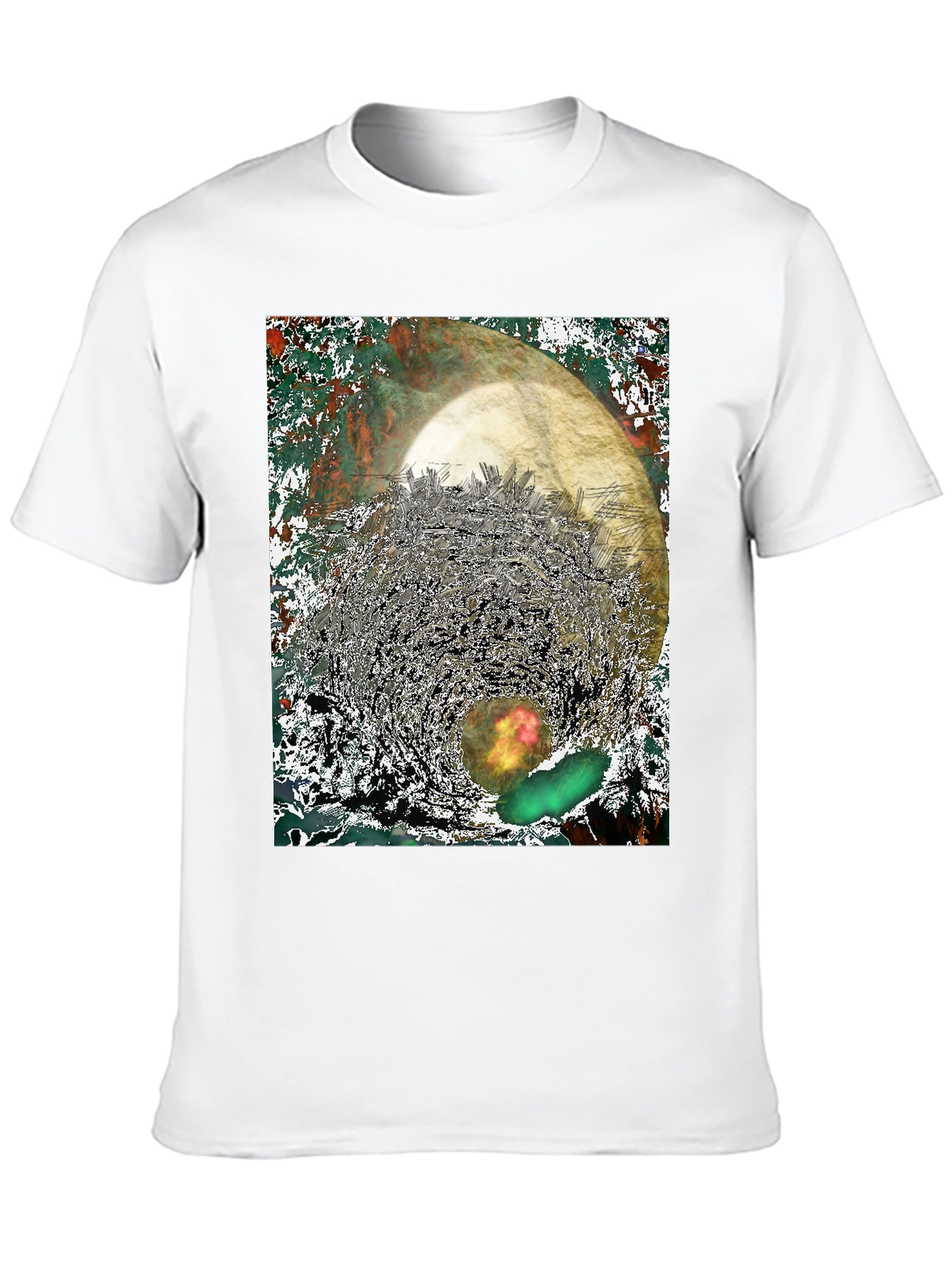 Abstract Print Tee - Unique Graphic T-Shirt