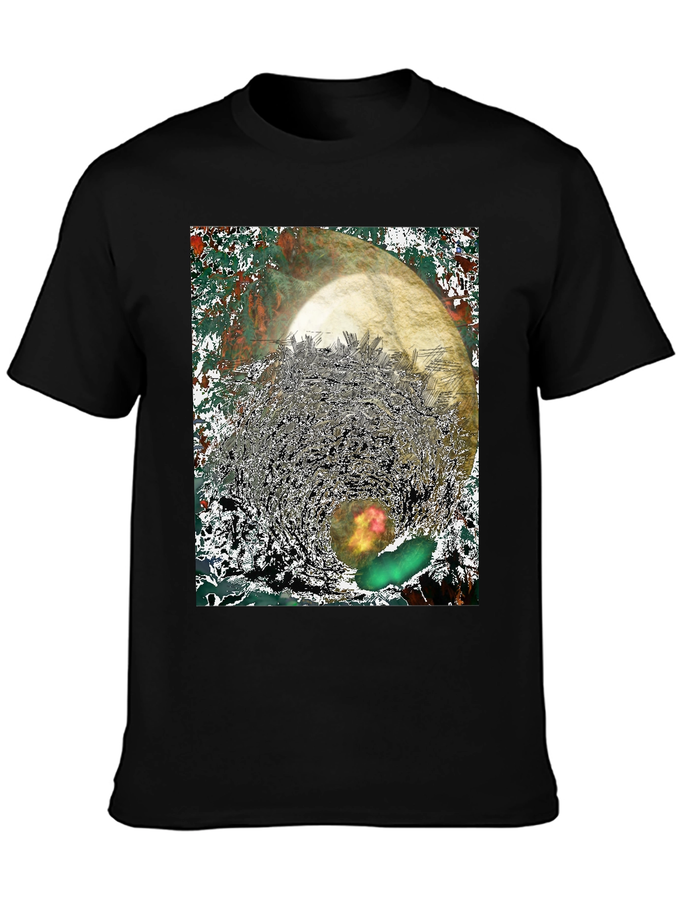 Abstract Print Tee - Unique Graphic T-Shirt
