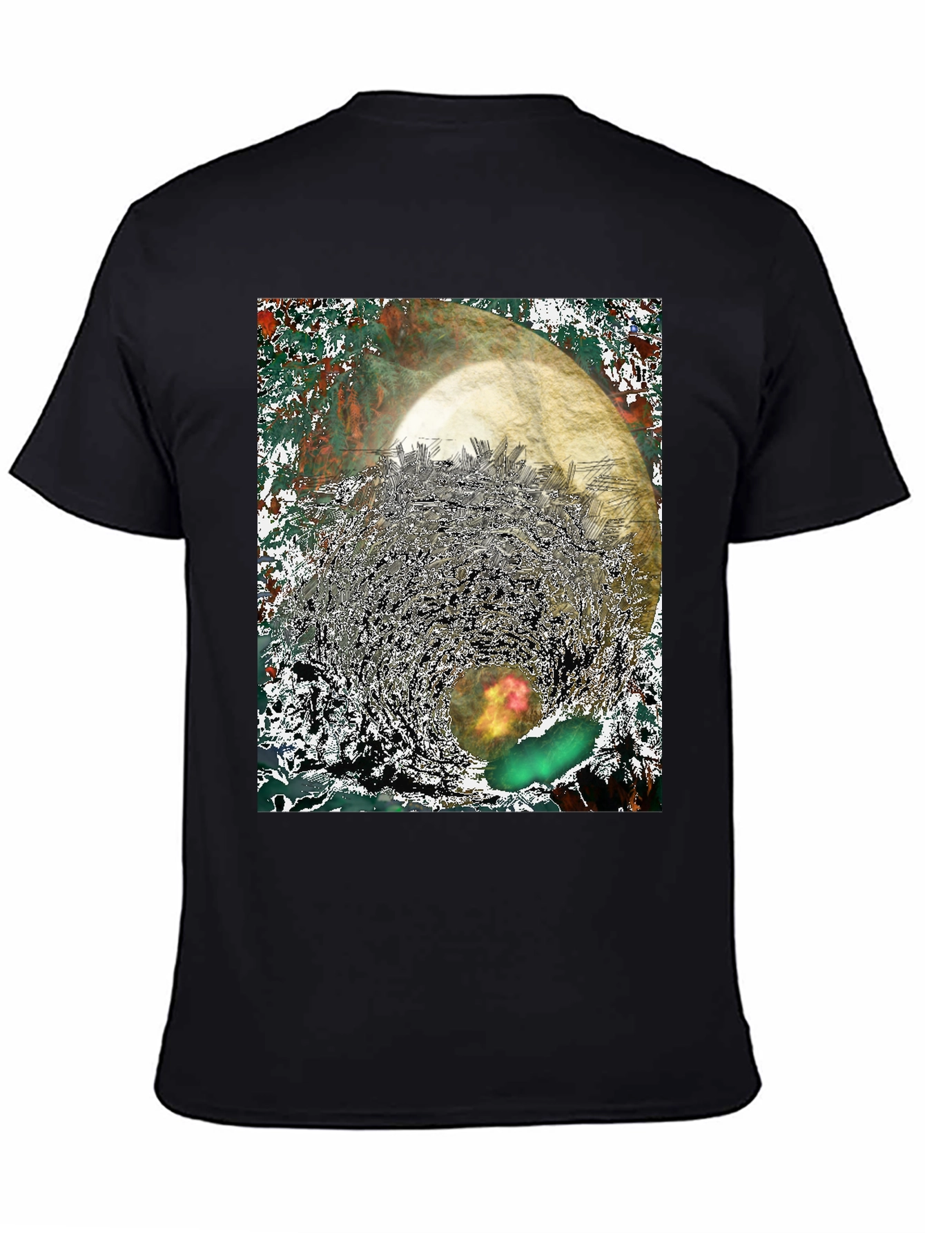 Abstract Print Tee - Unique Graphic T-Shirt