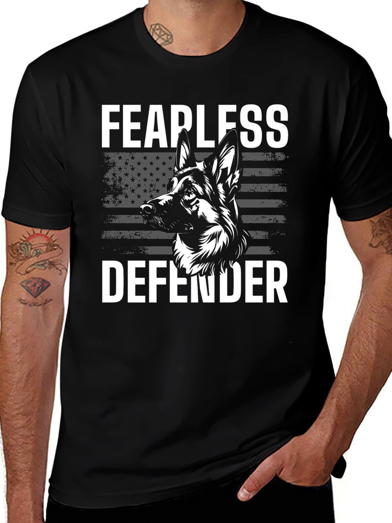 Fearless Defender German Shepherd T-Shirt