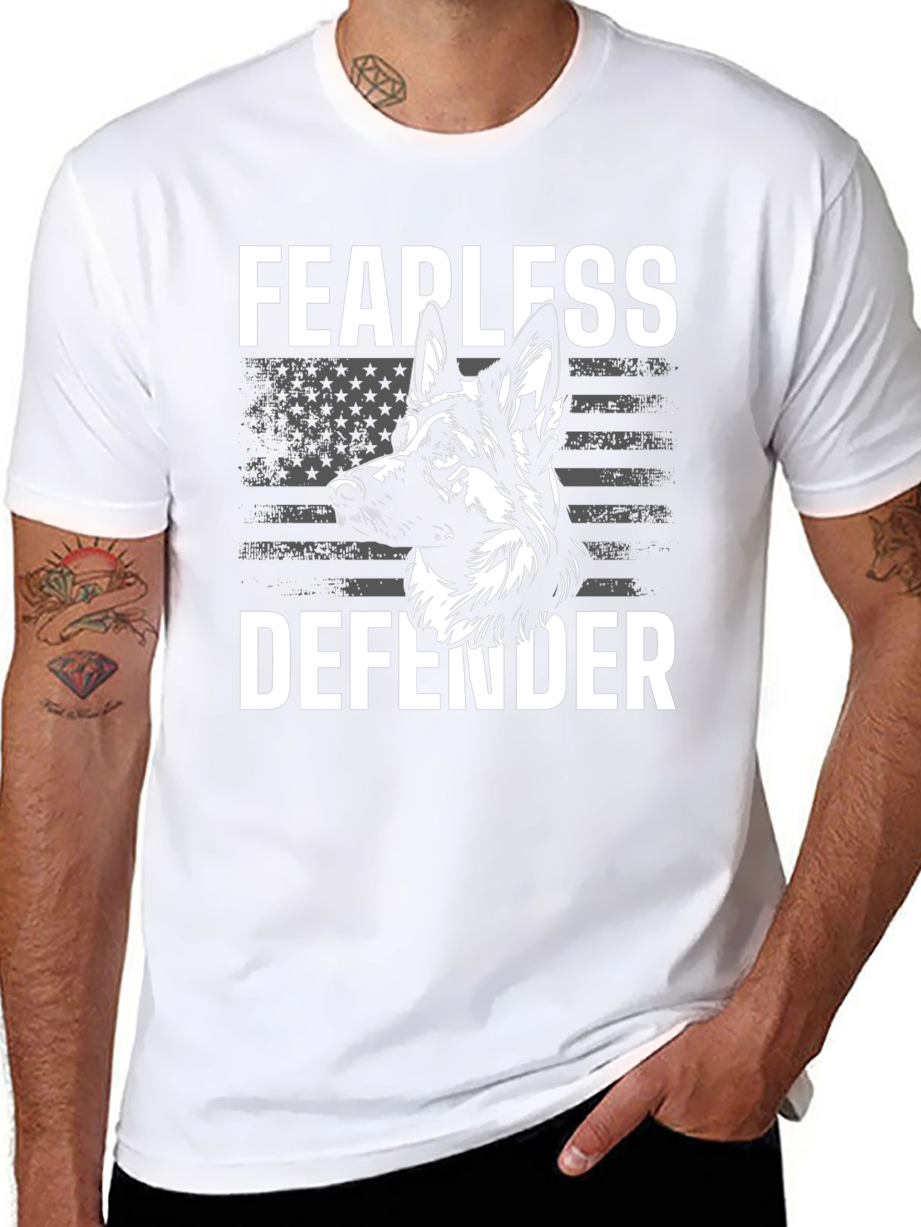Fearless Defender German Shepherd T-Shirt