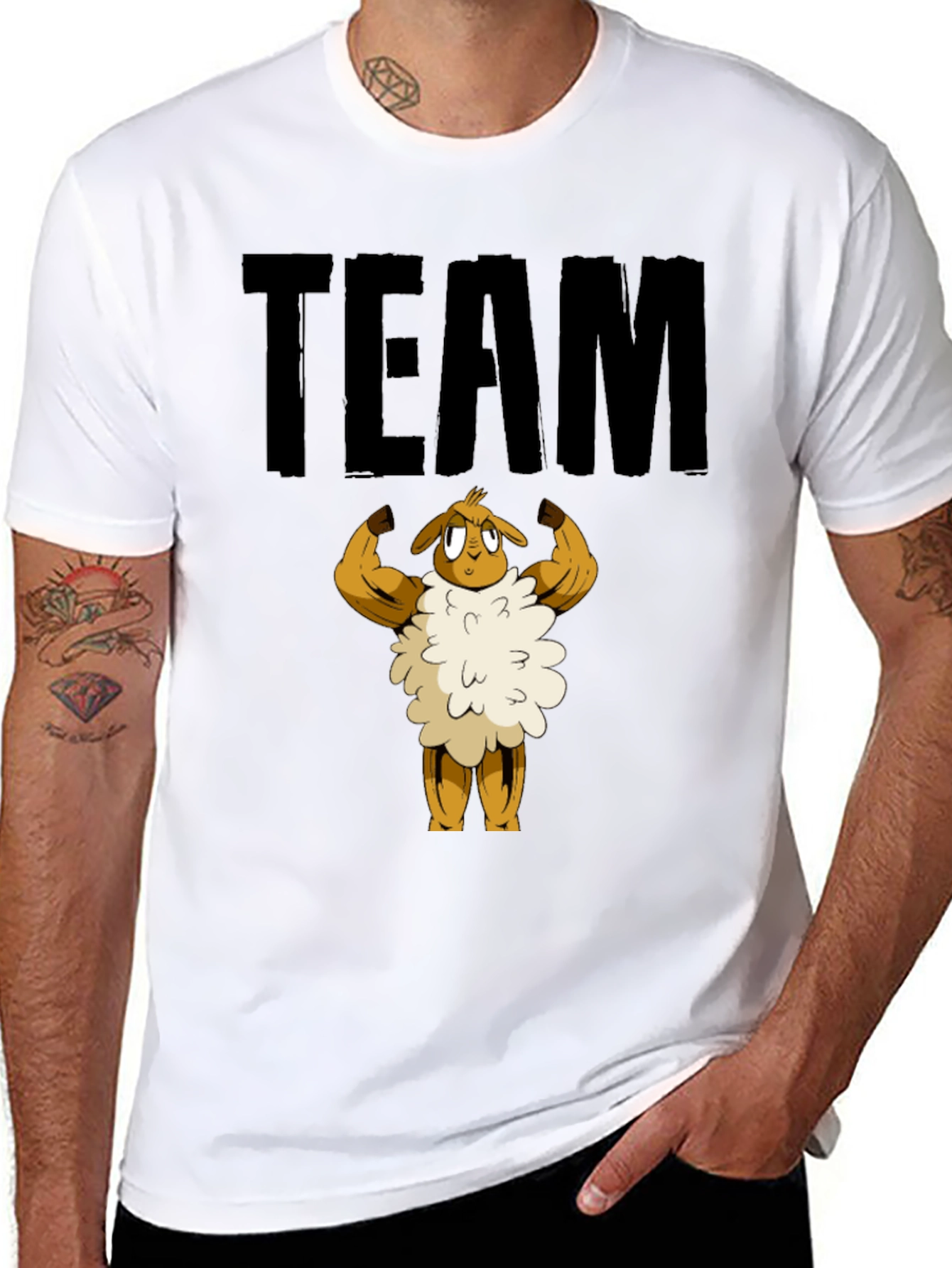 Team Sheep Black T-Shirt