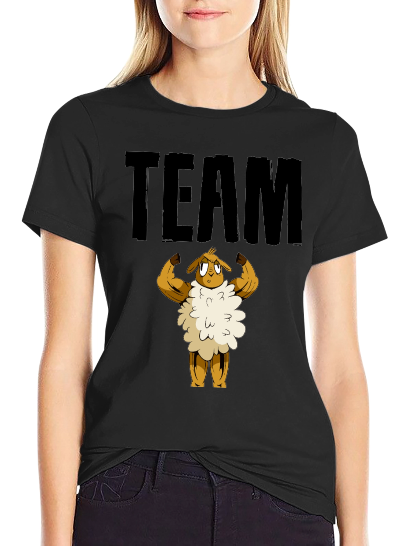 Team Sheep Black T-Shirt