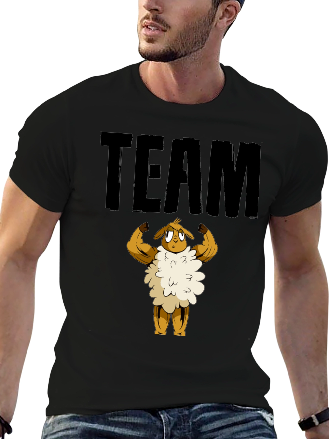 Team Sheep Black T-Shirt