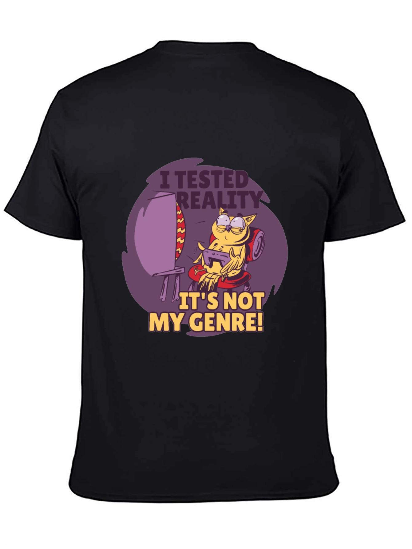 Gamer Owl T-Shirt - I Tested Reality Graphic Tee