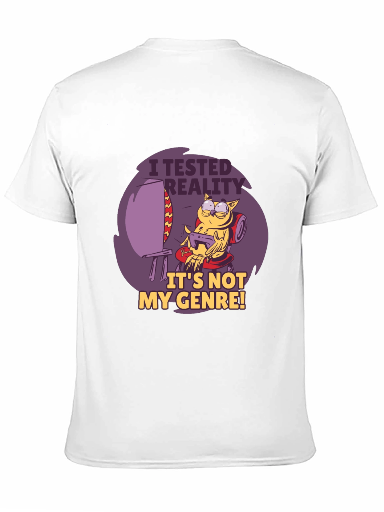 Gamer Owl T-Shirt - I Tested Reality Graphic Tee