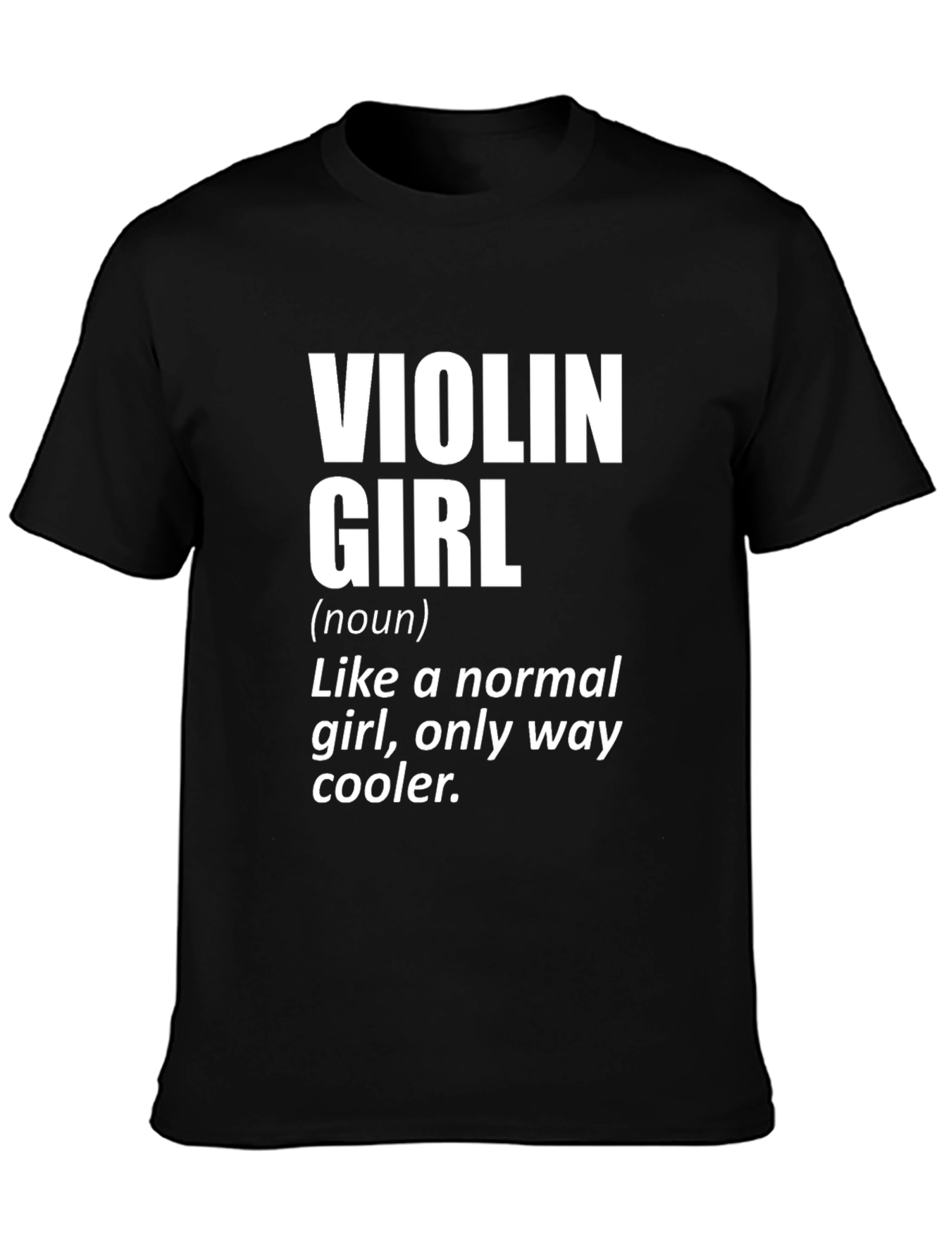 Violin Girl Definition T-Shirt
