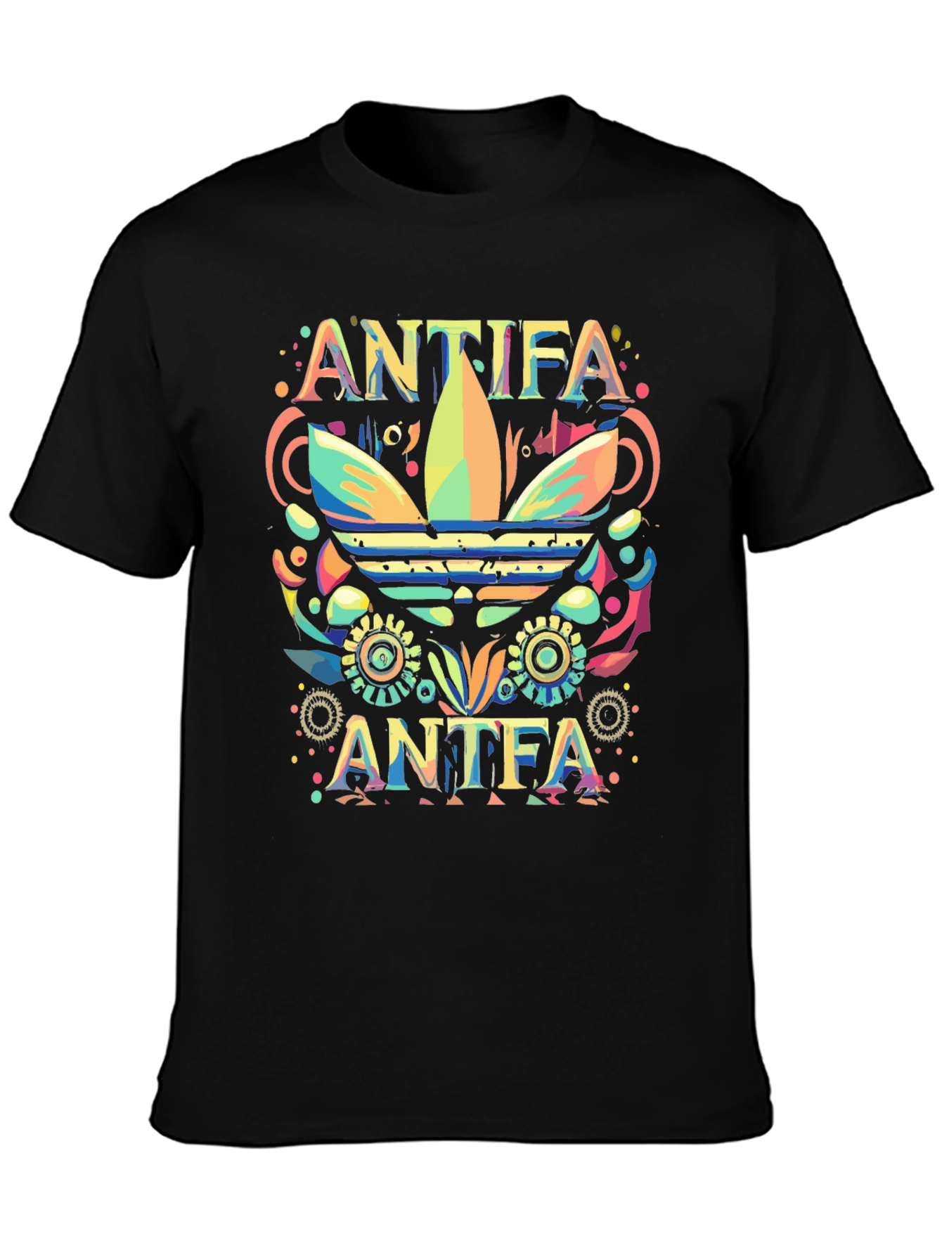 Antifa Adidas Inspired Graphic Tee - Unisex