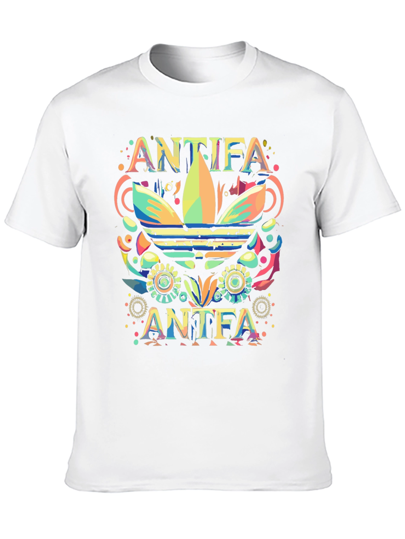 Antifa Adidas Inspired Graphic Tee - Unisex