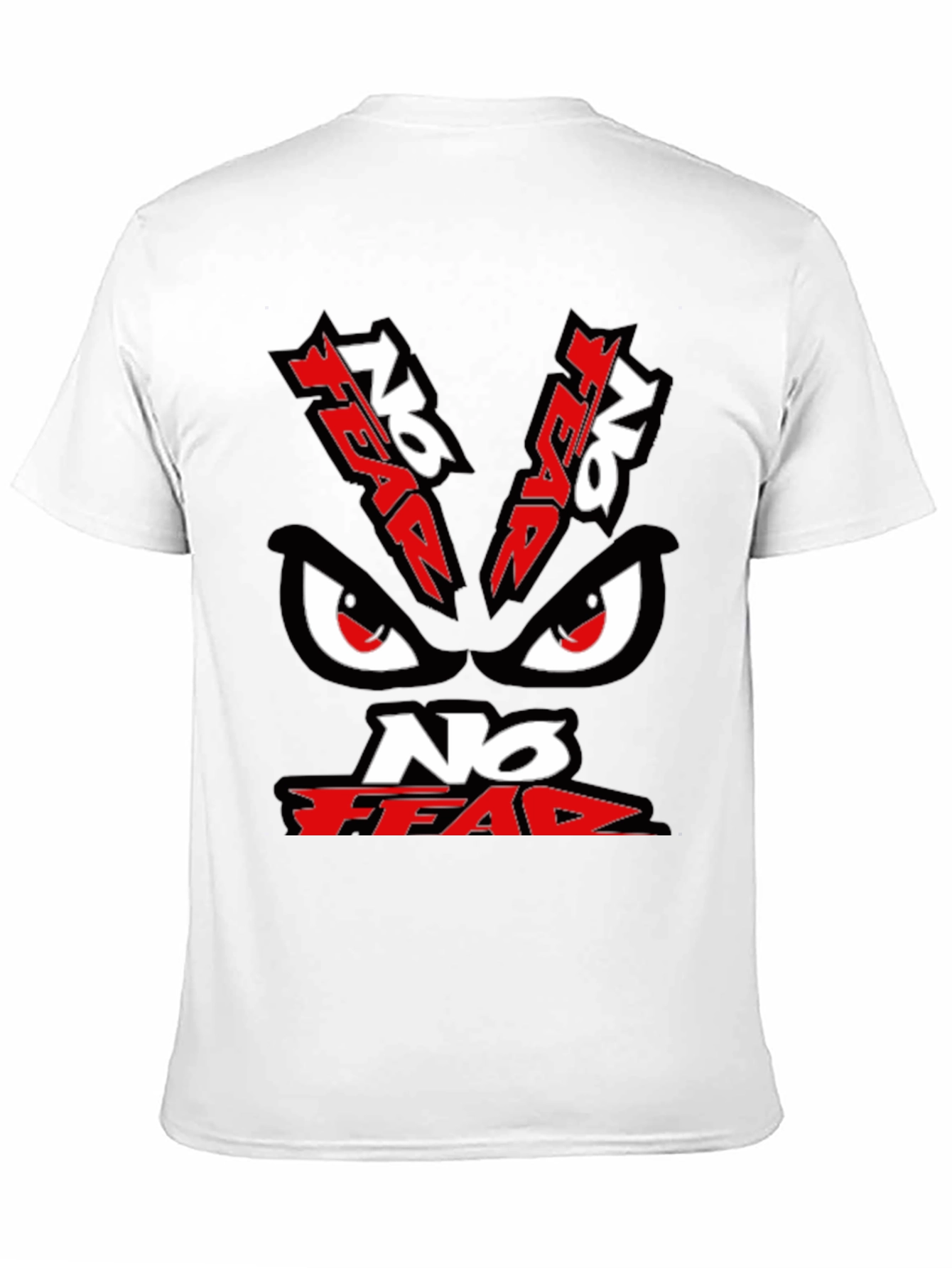 No Fear Graphic Print Black T-Shirt