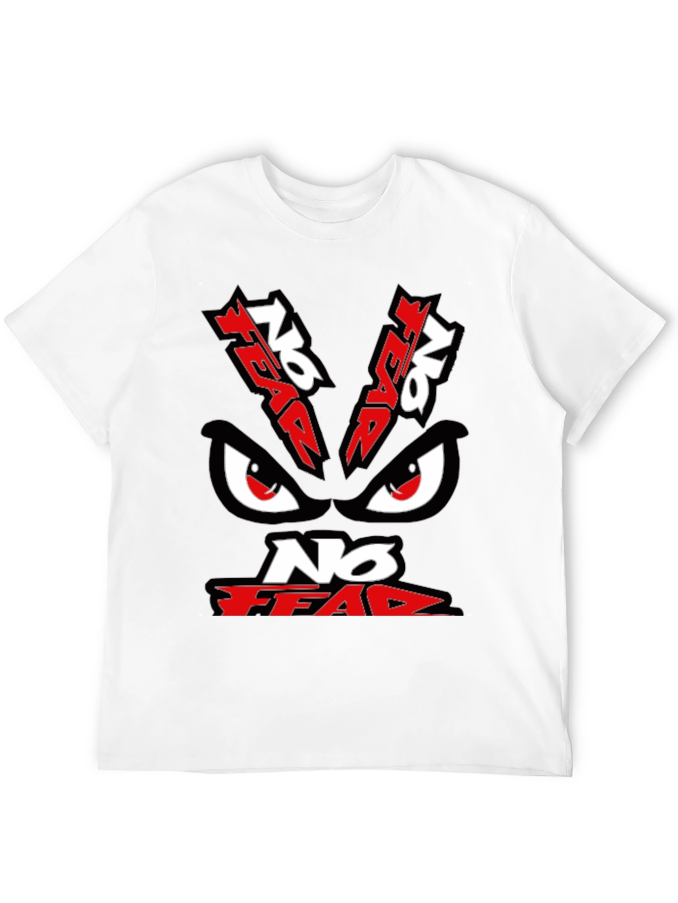 No Fear Graphic Print Black T-Shirt