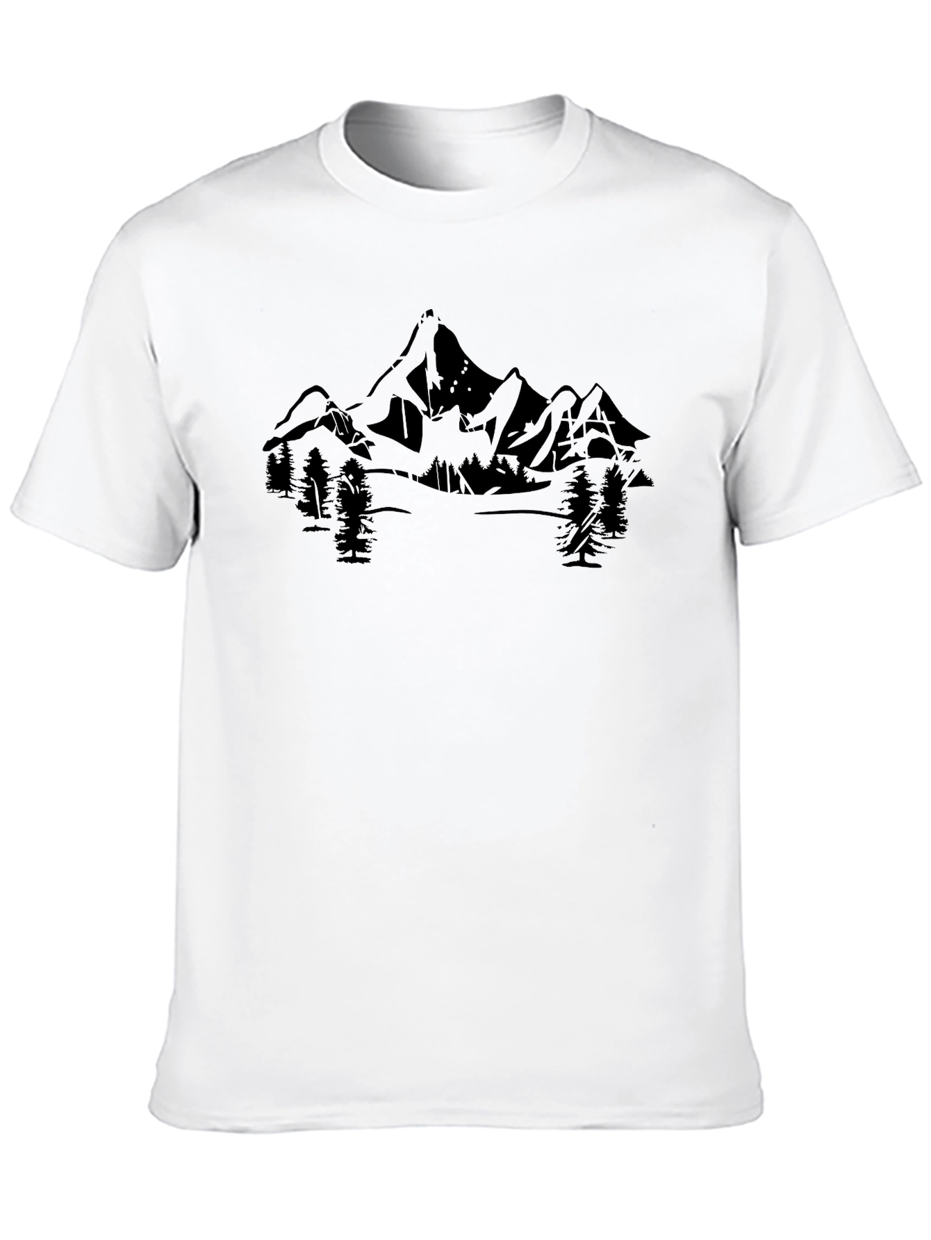 Mountain Graphic Tee - Black