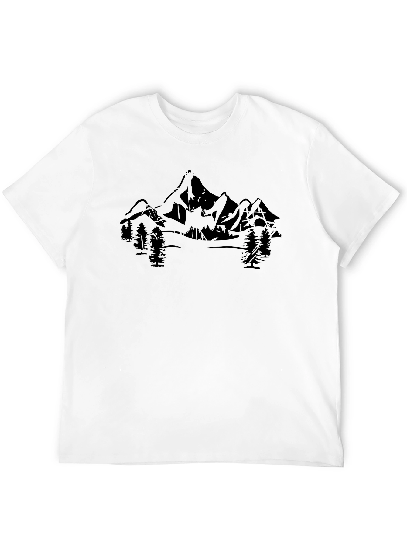Mountain Graphic Tee - Black