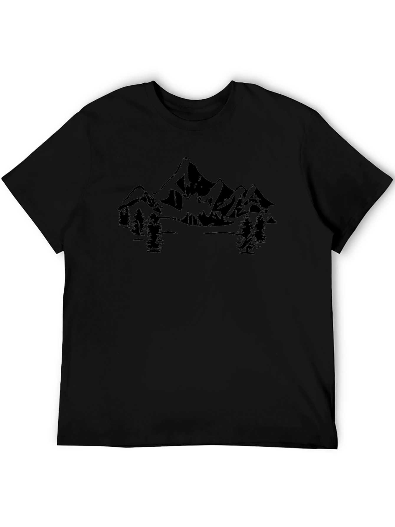 Mountain Graphic Tee - Black