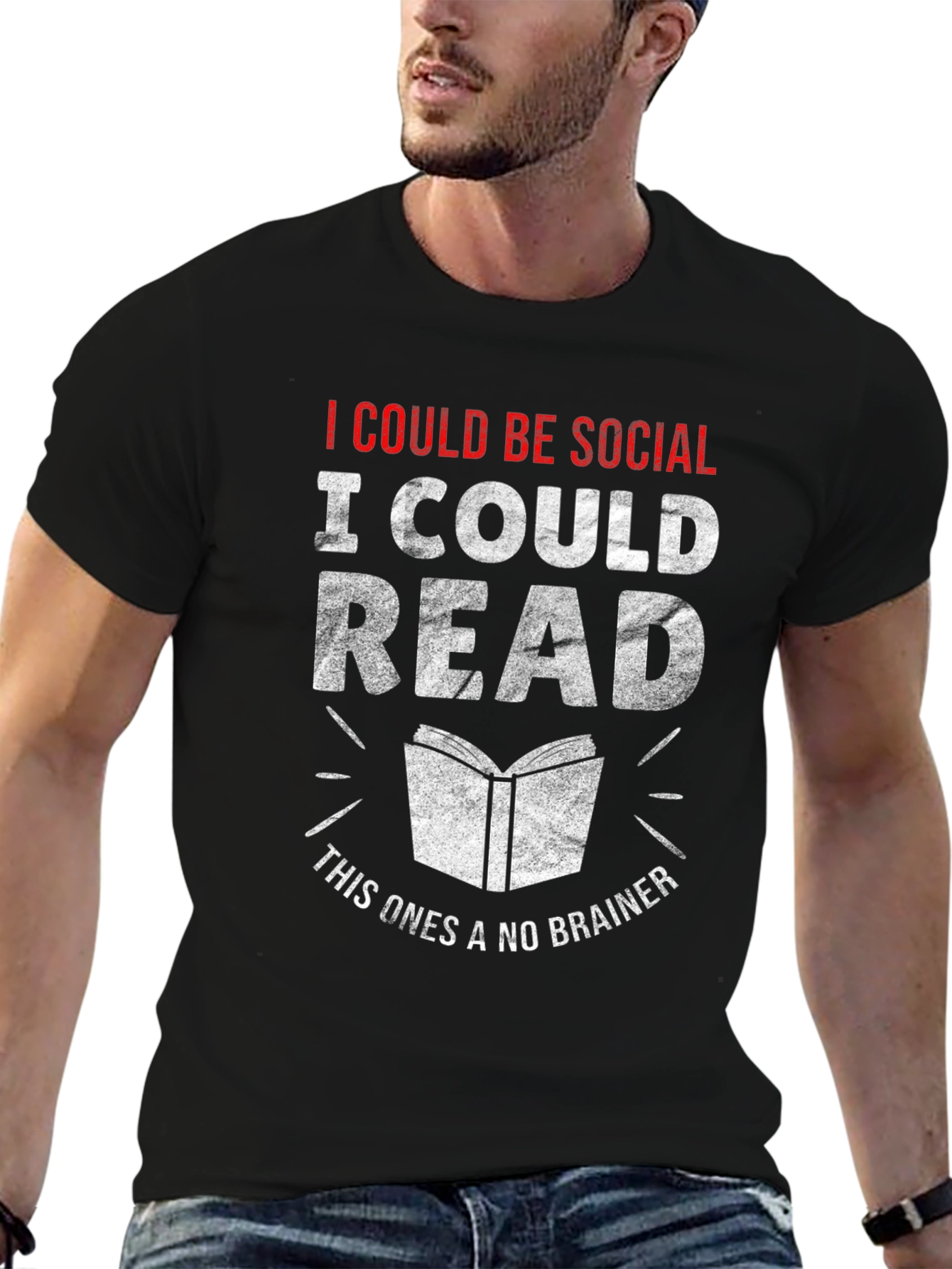 I Could Read T-Shirt Funny Book Lover Tee