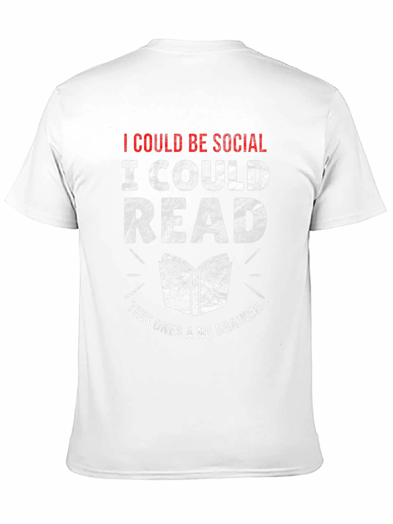 I Could Read T-Shirt Funny Book Lover Tee