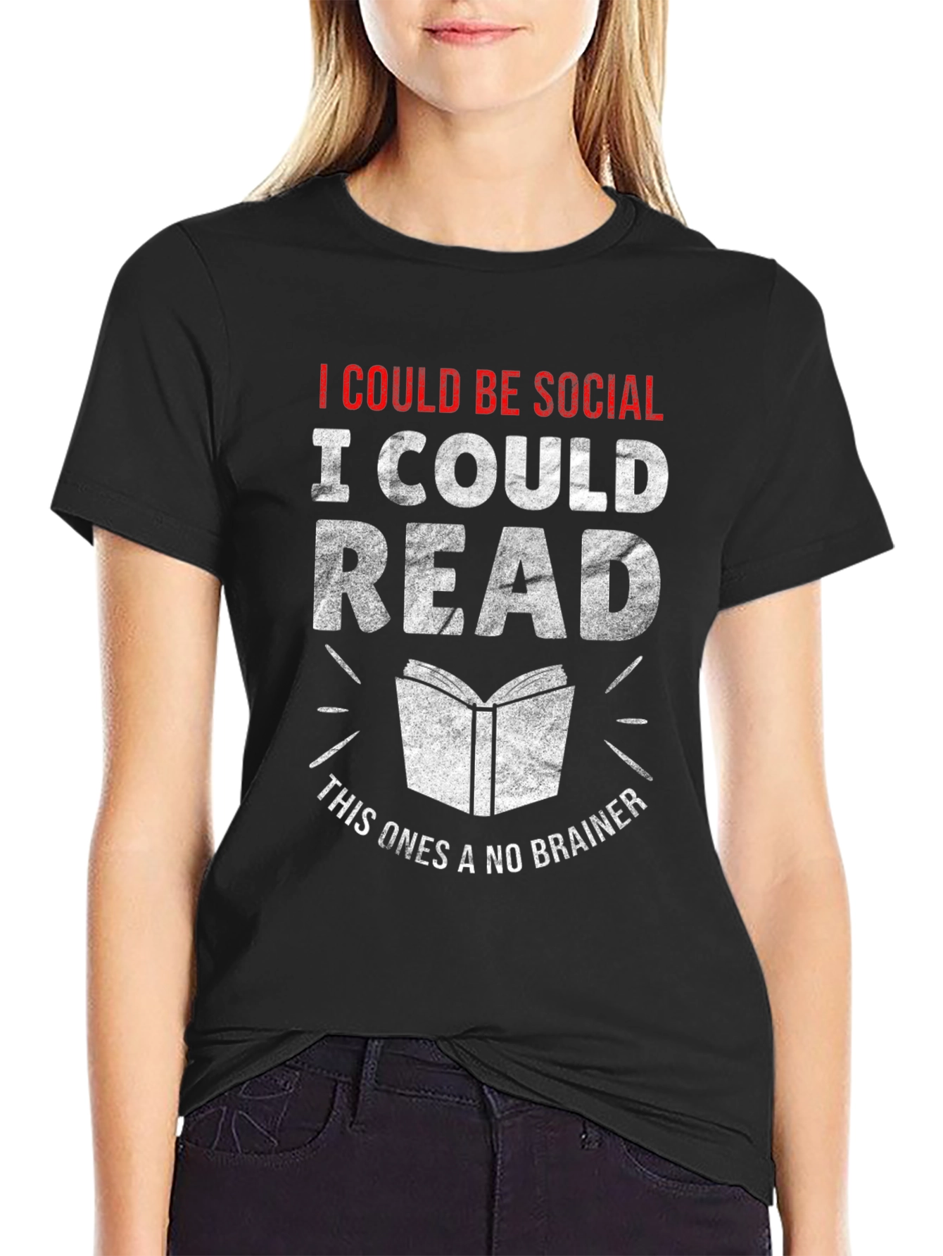 I Could Read T-Shirt Funny Book Lover Tee