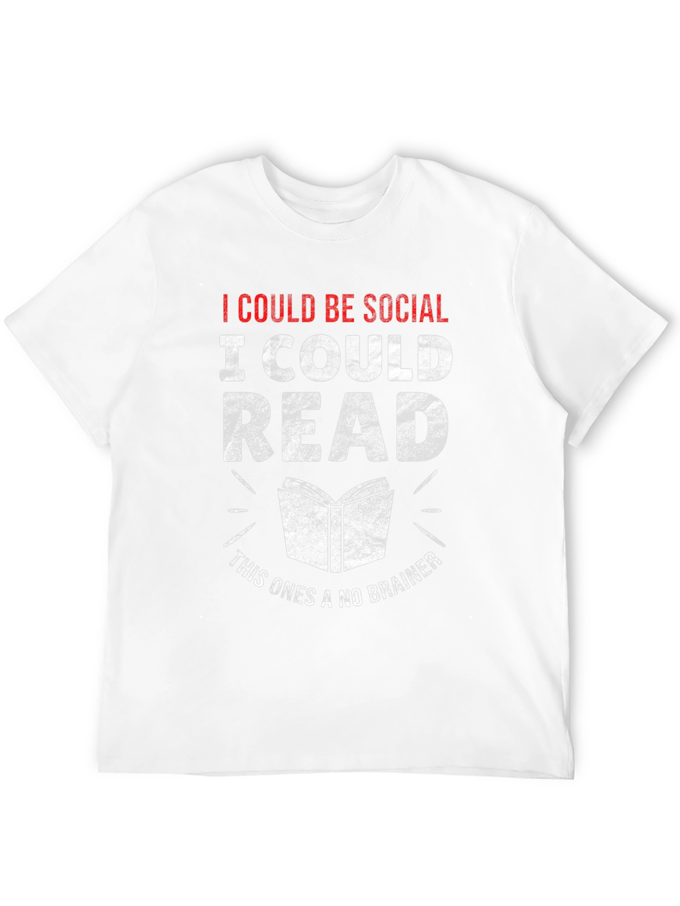 I Could Read T-Shirt Funny Book Lover Tee