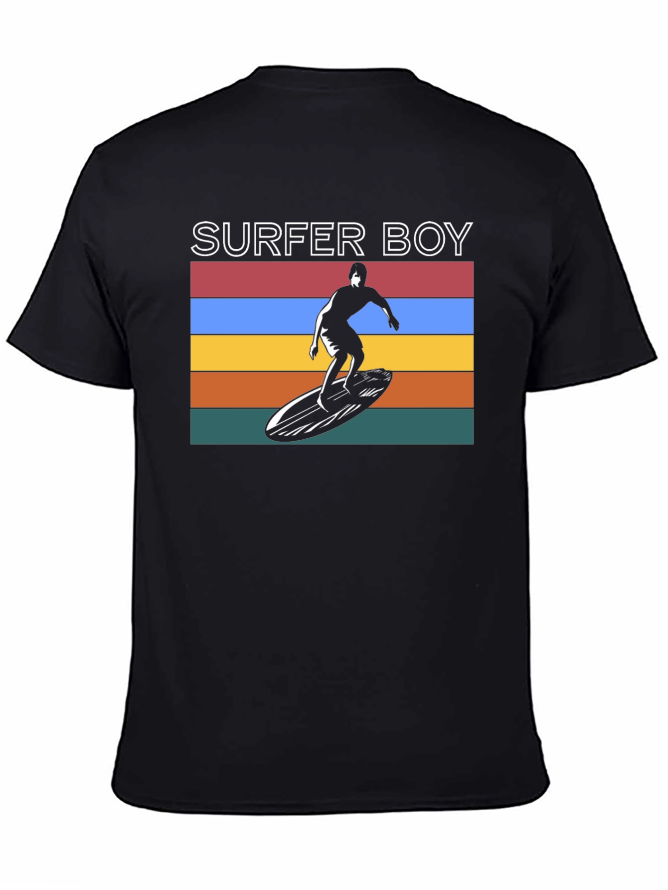Surfer Boy Tee - Retro Graphic