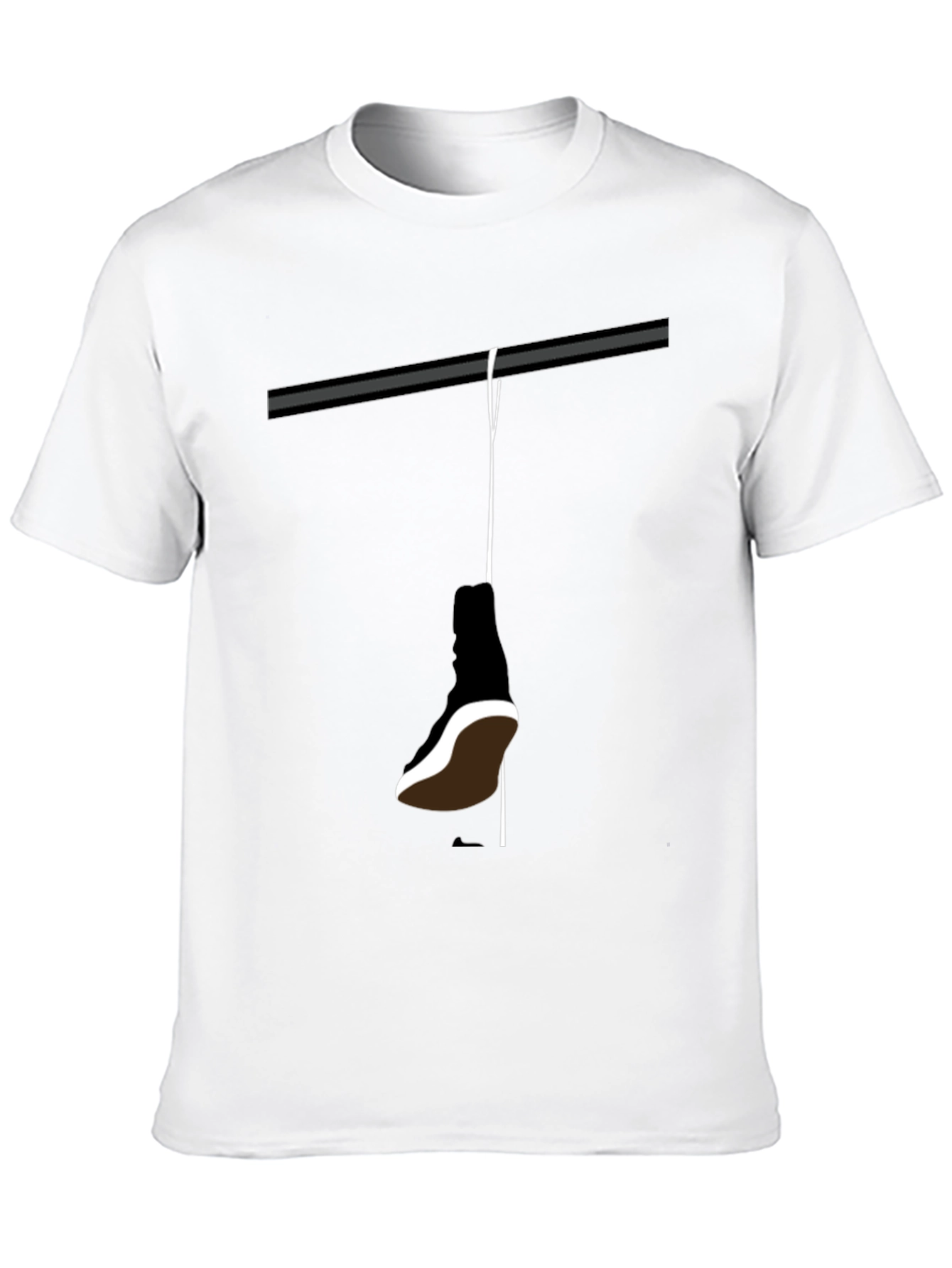 Hanging Shoe Graphic Tee - Urban Style Shirt