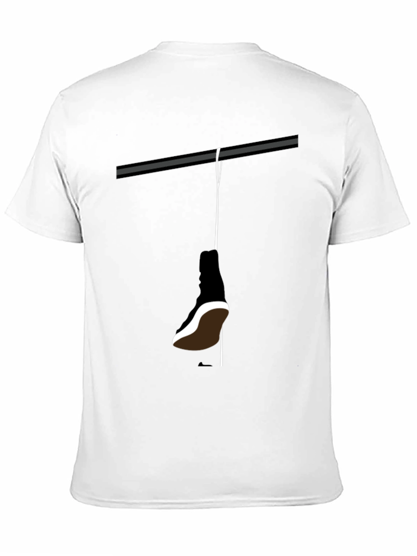 Hanging Shoe Graphic Tee - Urban Style Shirt