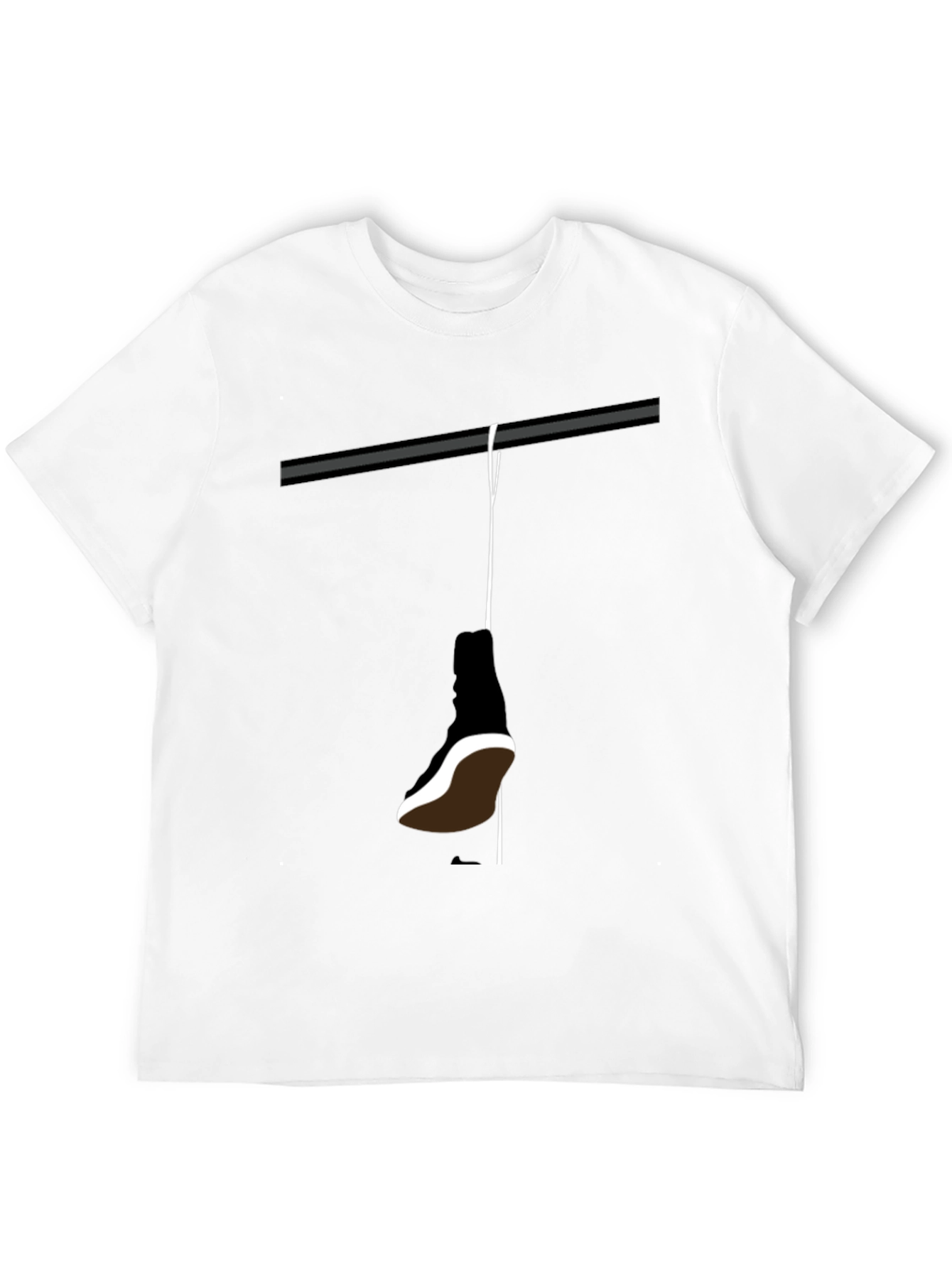 Hanging Shoe Graphic Tee - Urban Style Shirt
