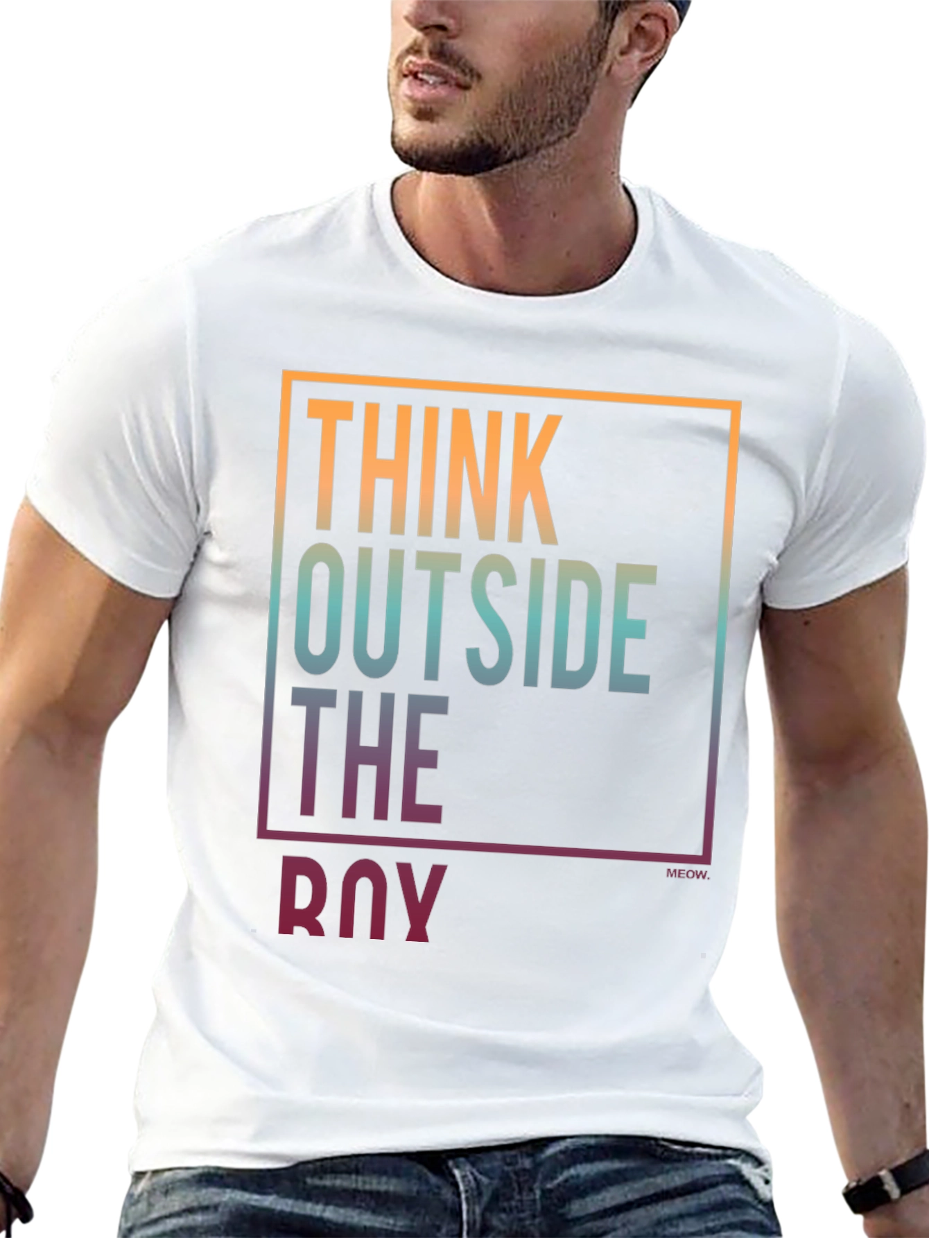 Think Outside the Box Graphic Tee