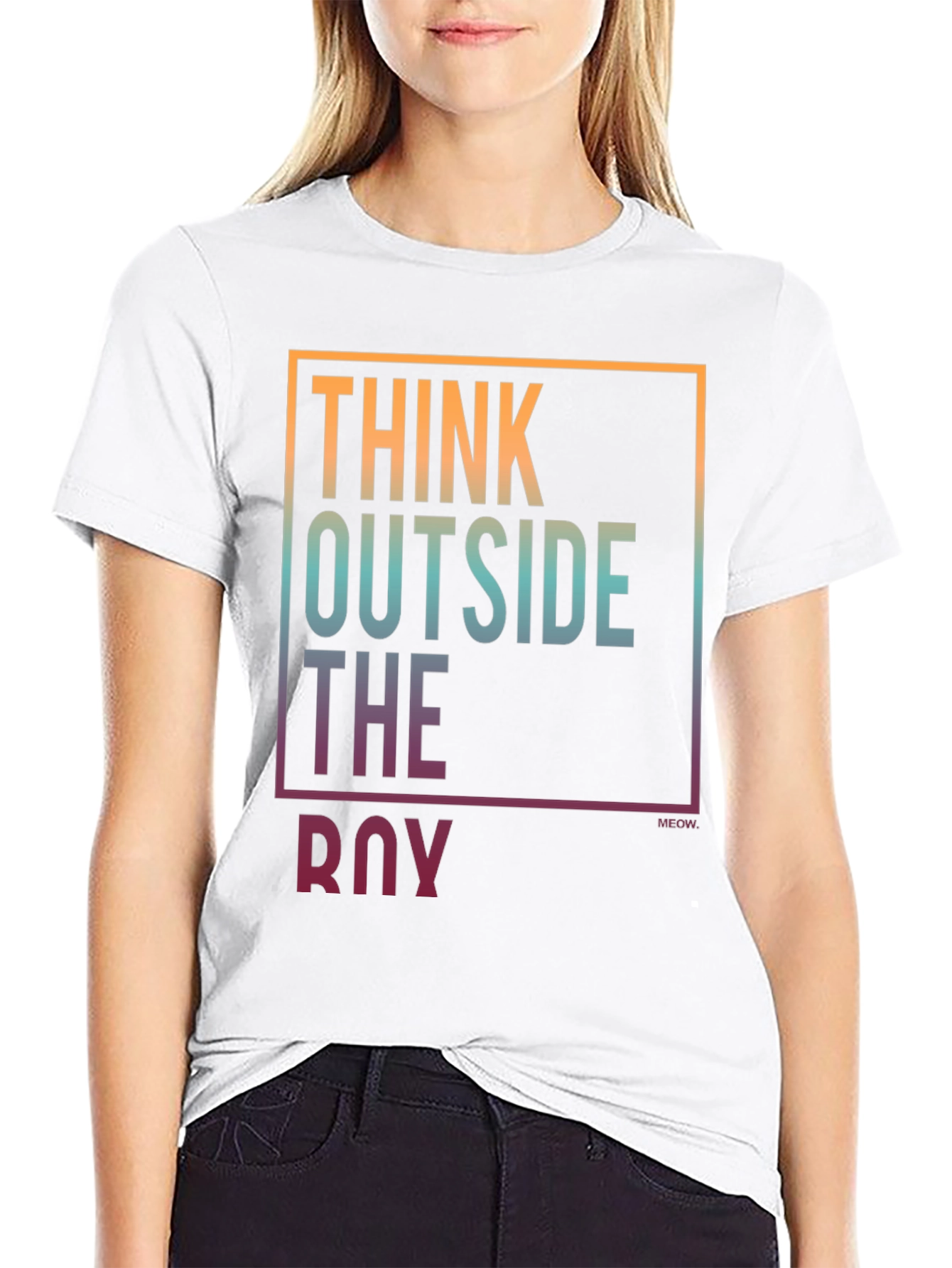 Think Outside the Box Graphic Tee