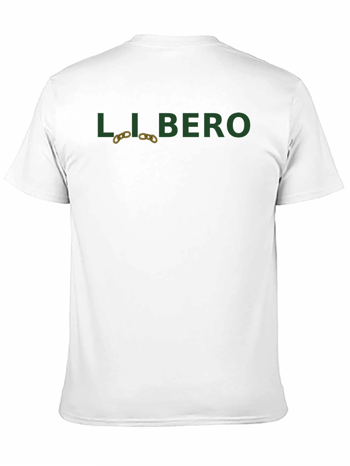 Libero Graphic Print Black T-Shirt