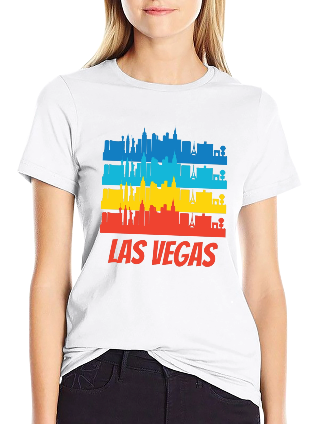 Las Vegas Skyline Graphic T-Shirt