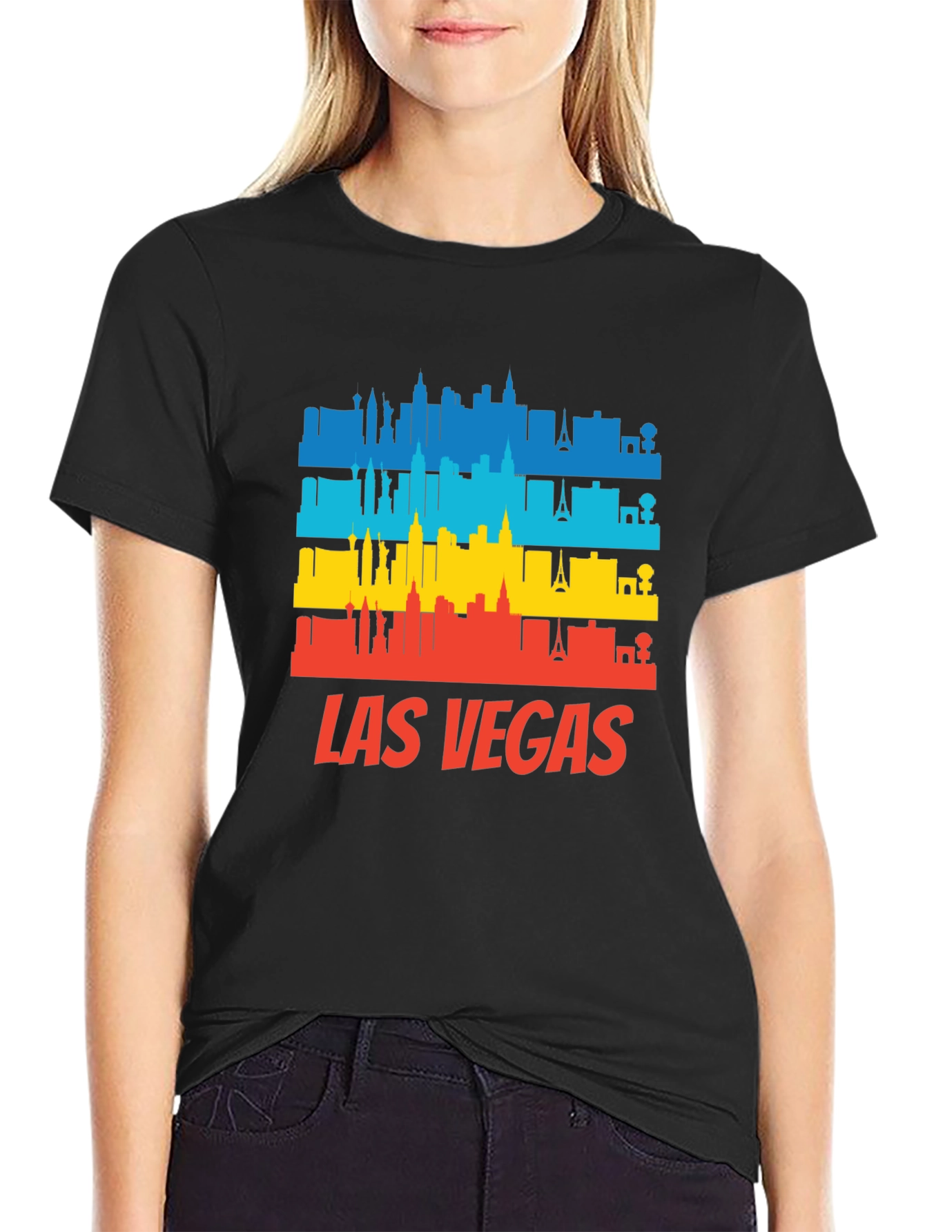 Las Vegas Skyline Graphic T-Shirt