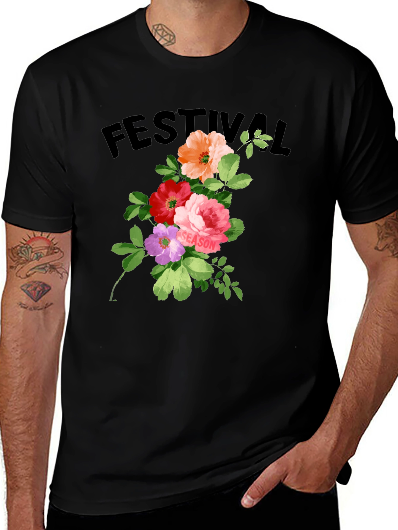 Festival Season Floral T-Shirt