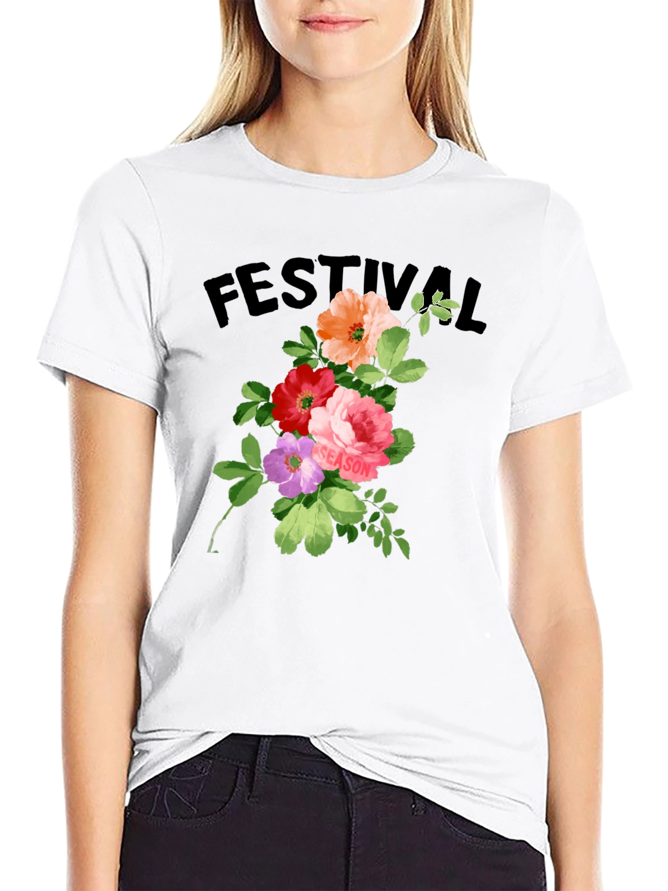 Festival Season Floral T-Shirt