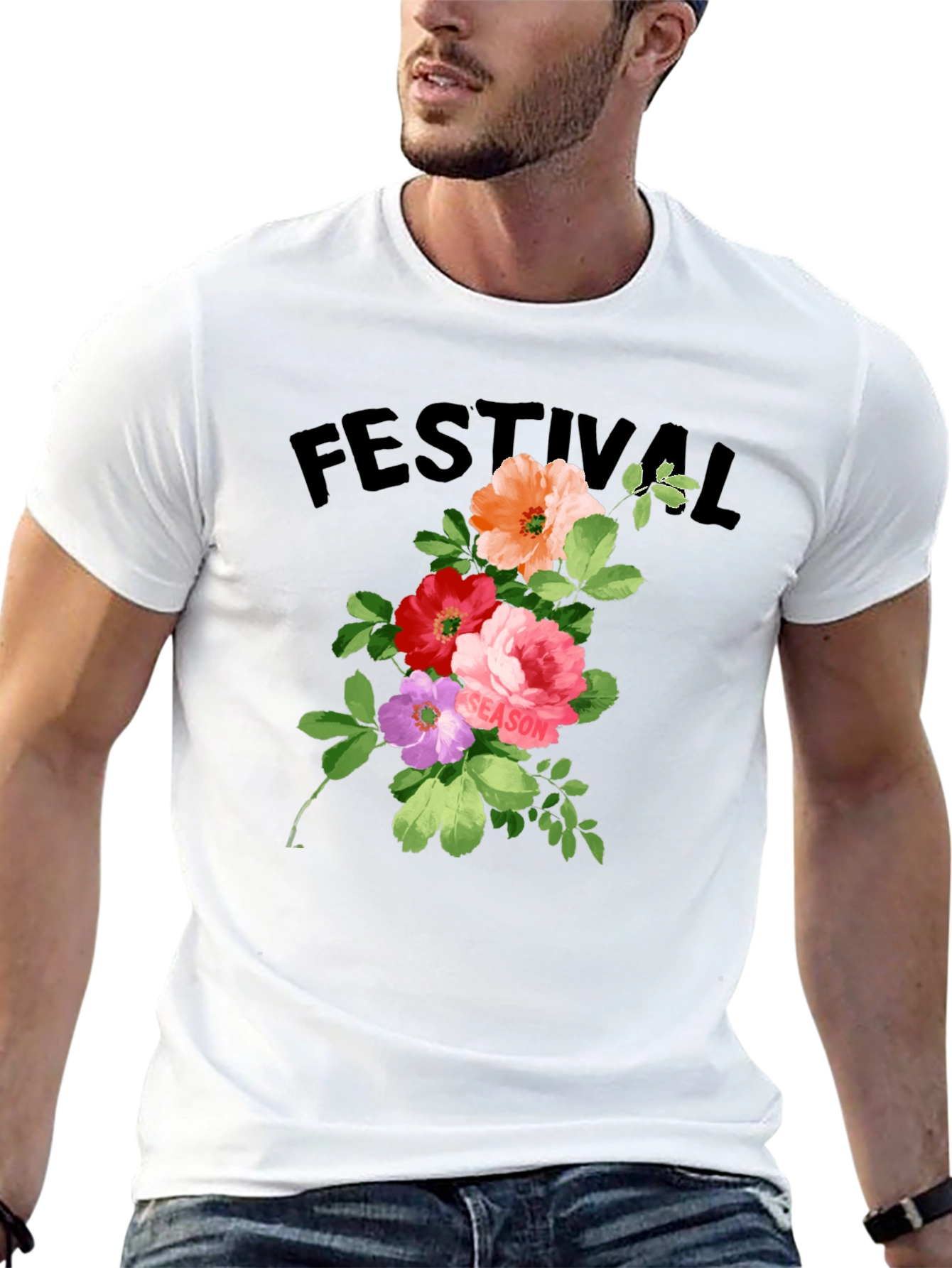 Festival Season Floral T-Shirt