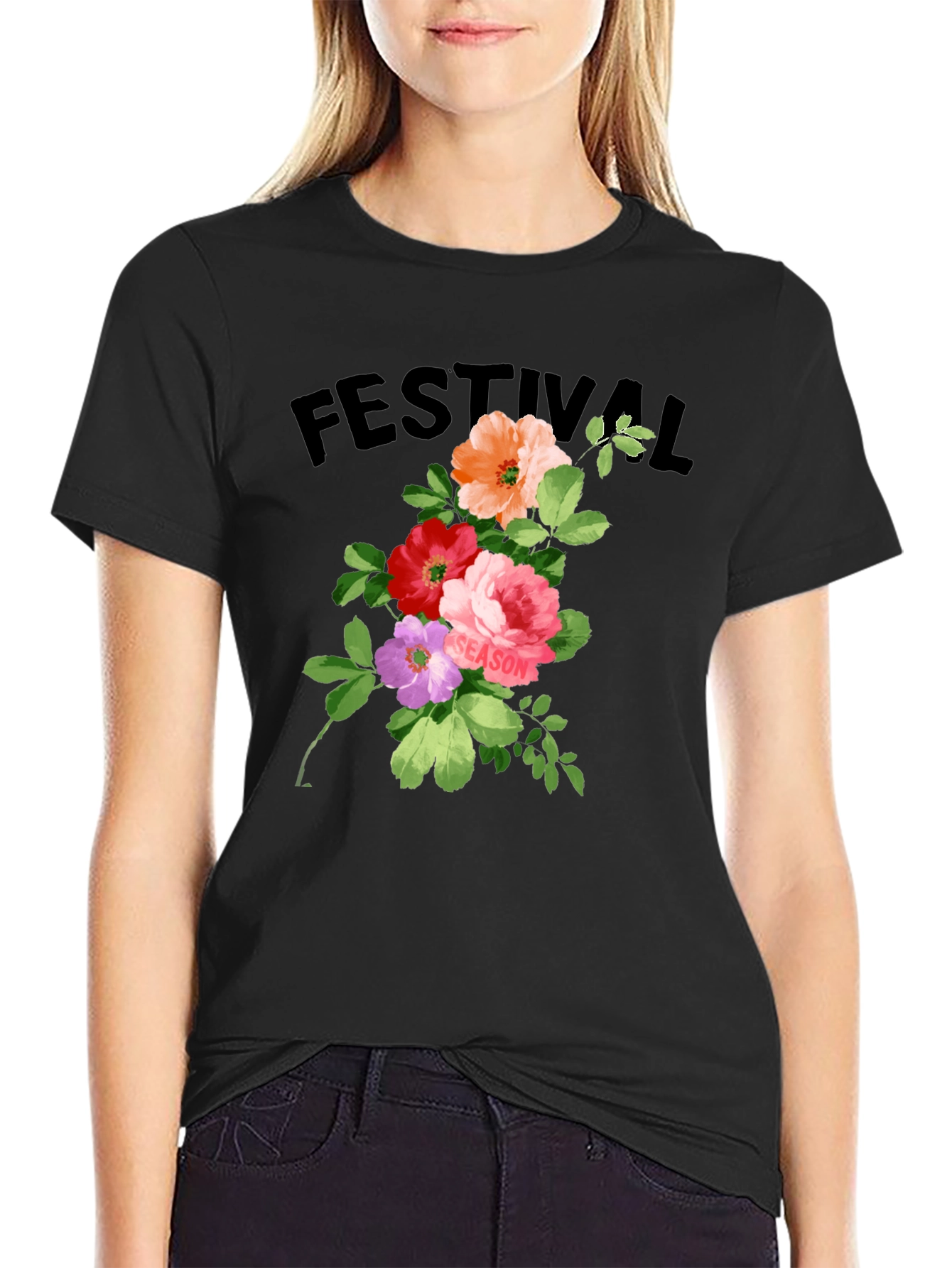 Festival Season Floral T-Shirt