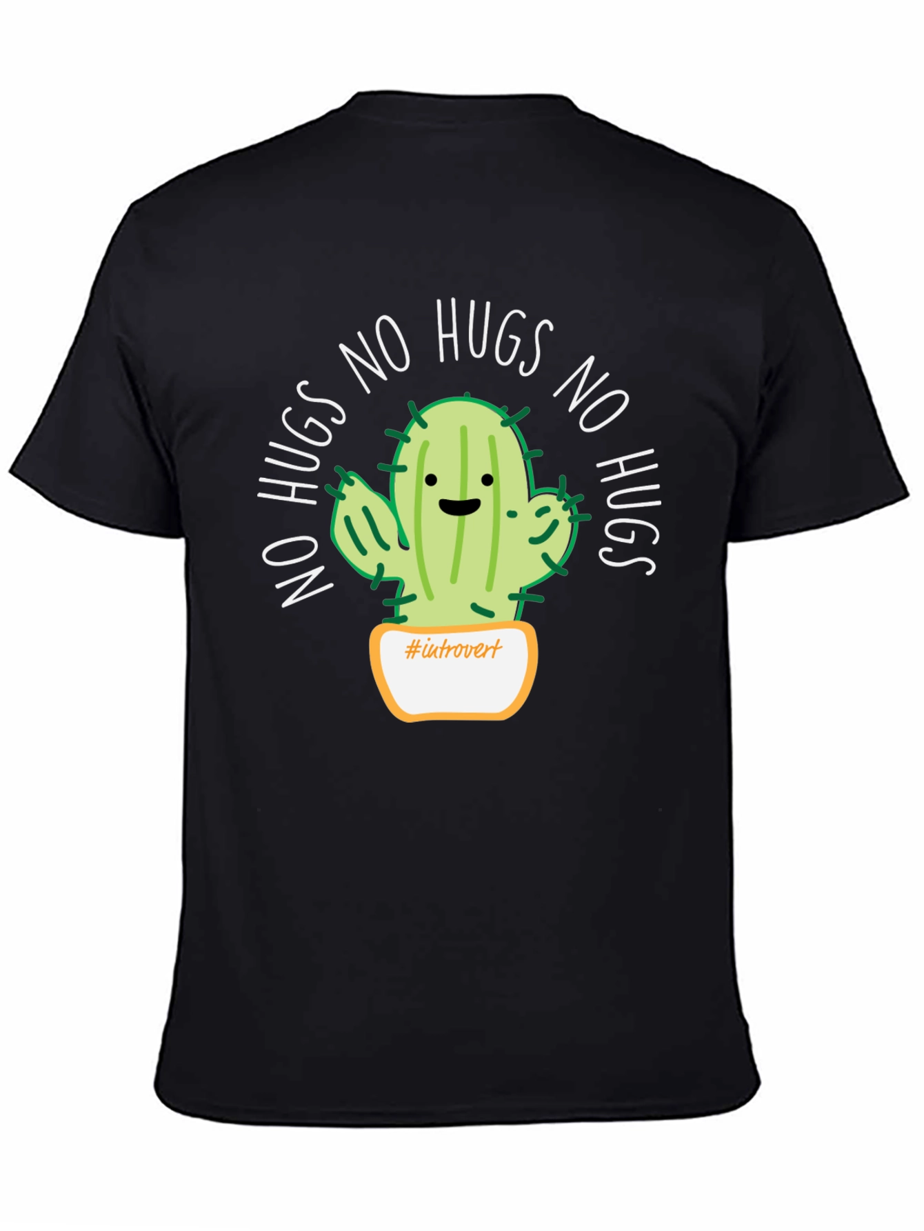 Introvert Cactus No Hugs T-Shirt