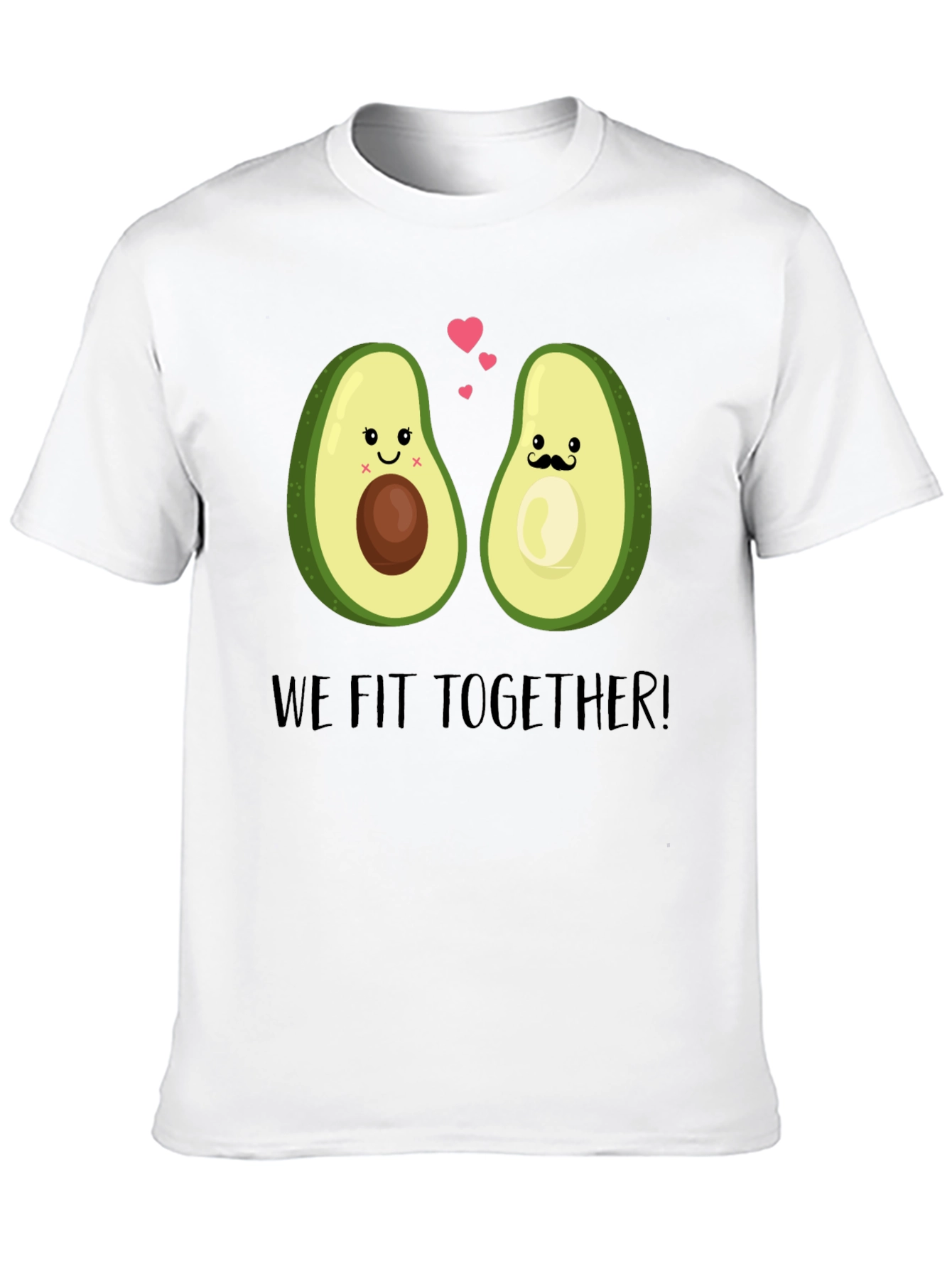 We Fit Together Avocado Couple T-Shirt