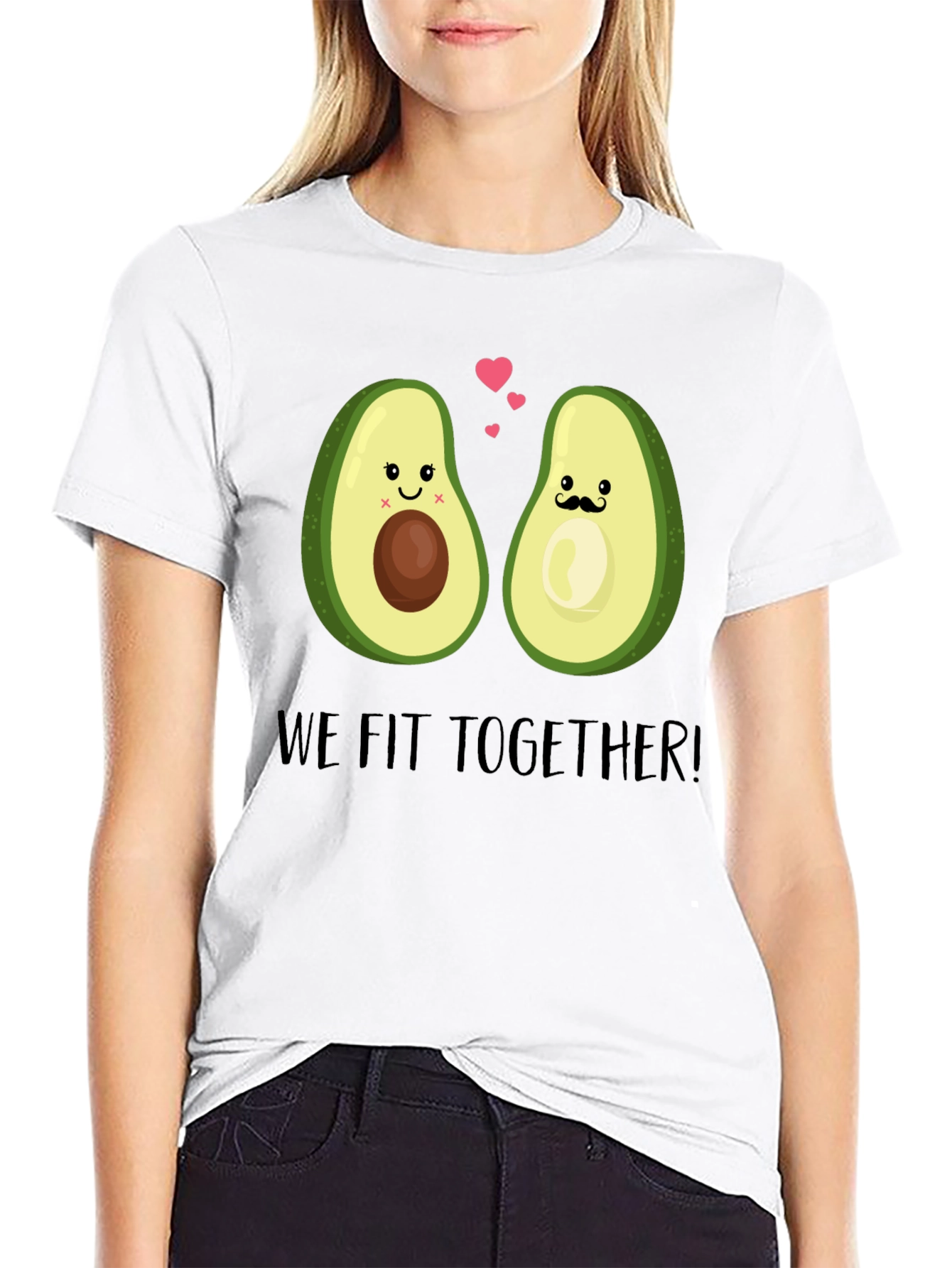 We Fit Together Avocado Couple T-Shirt