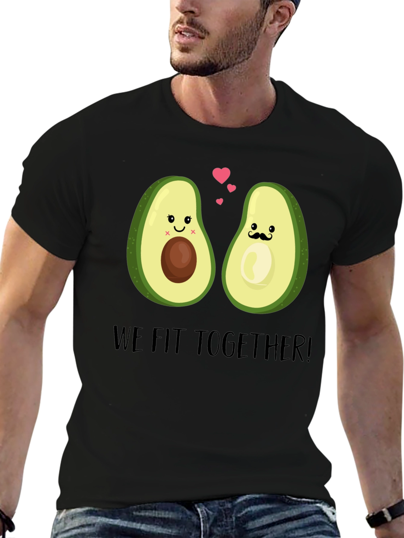 We Fit Together Avocado Couple T-Shirt