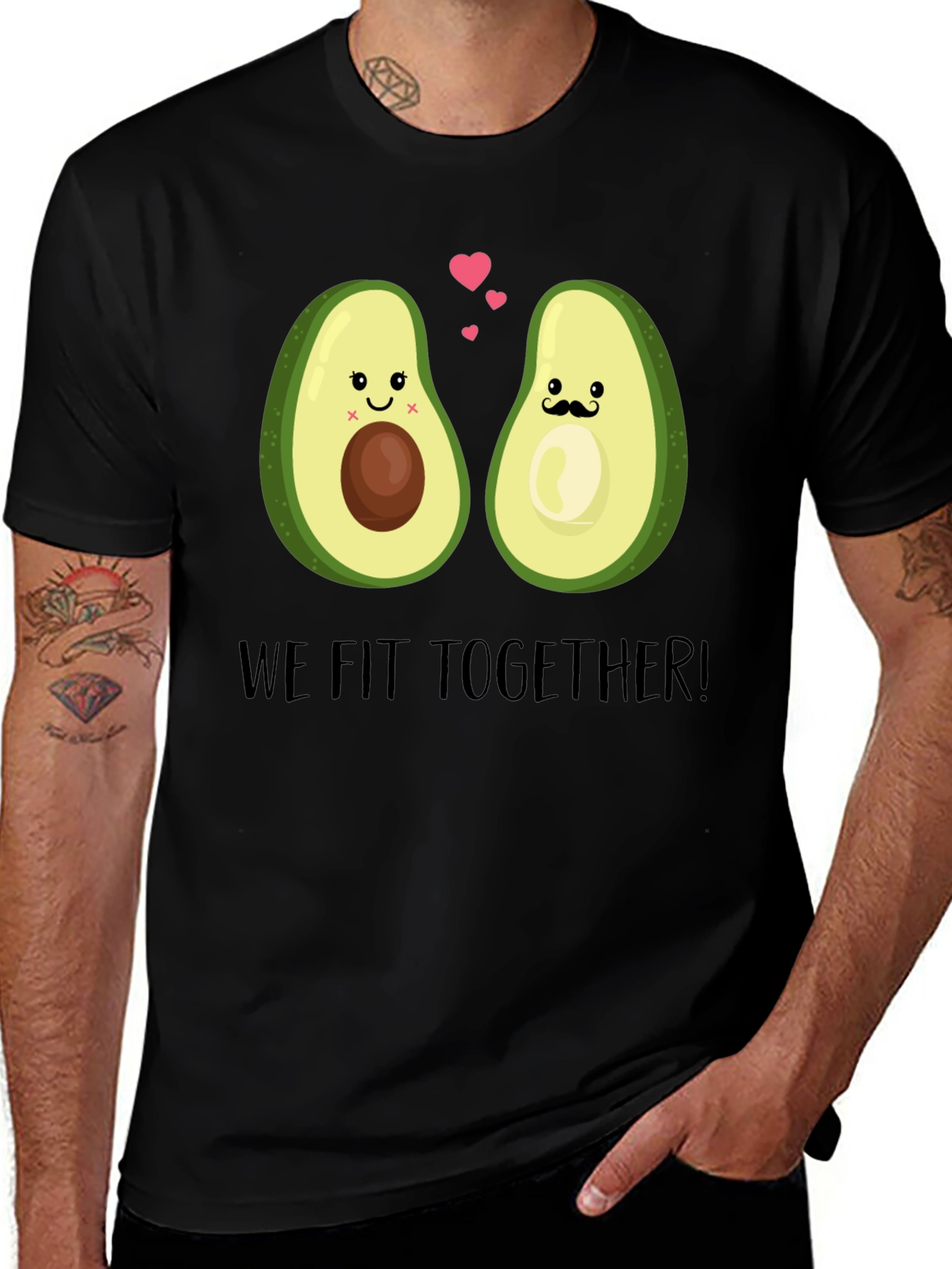 We Fit Together Avocado Couple T-Shirt