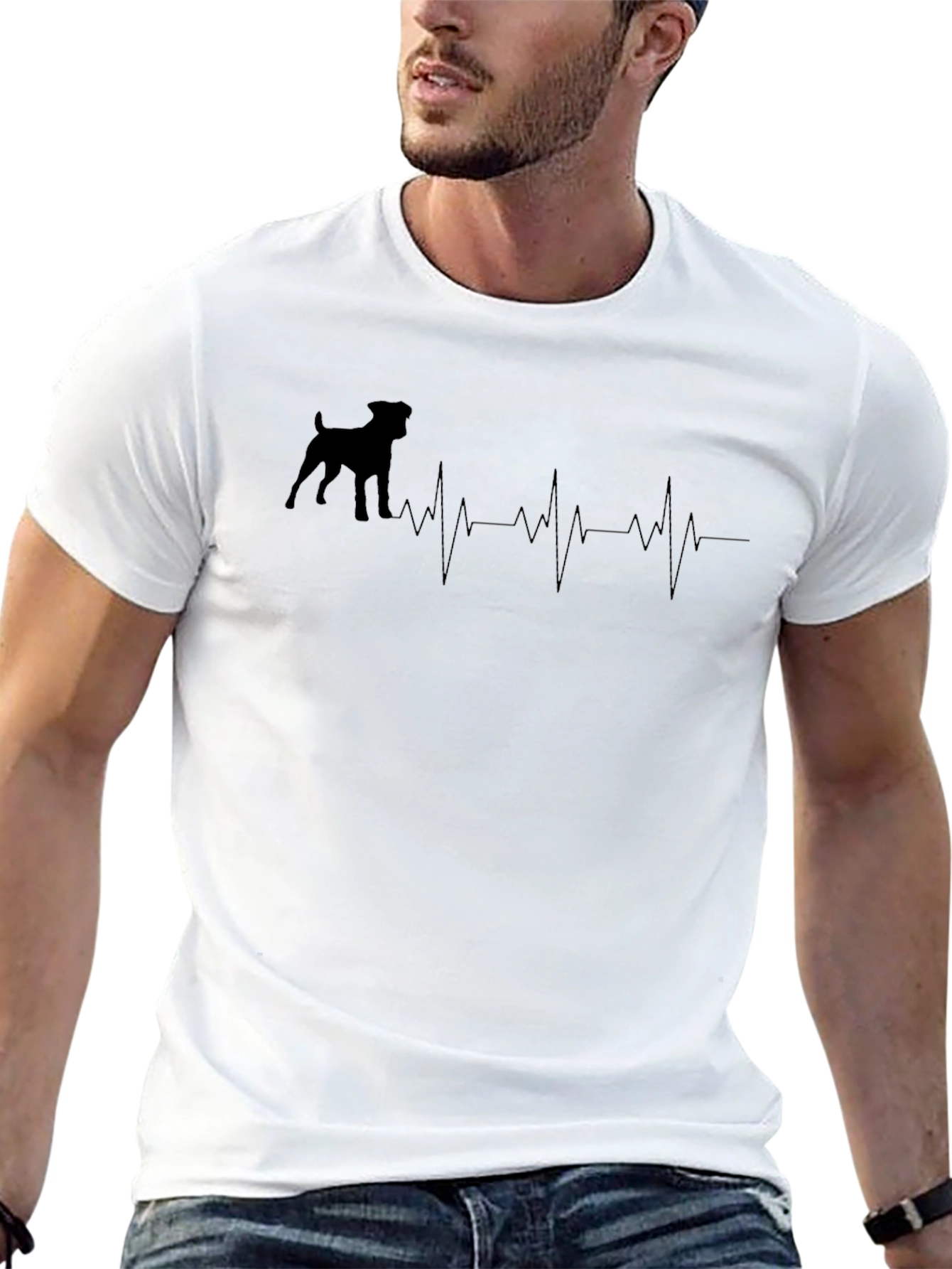 Dog Heartbeat T-Shirt - Love Your Pet!