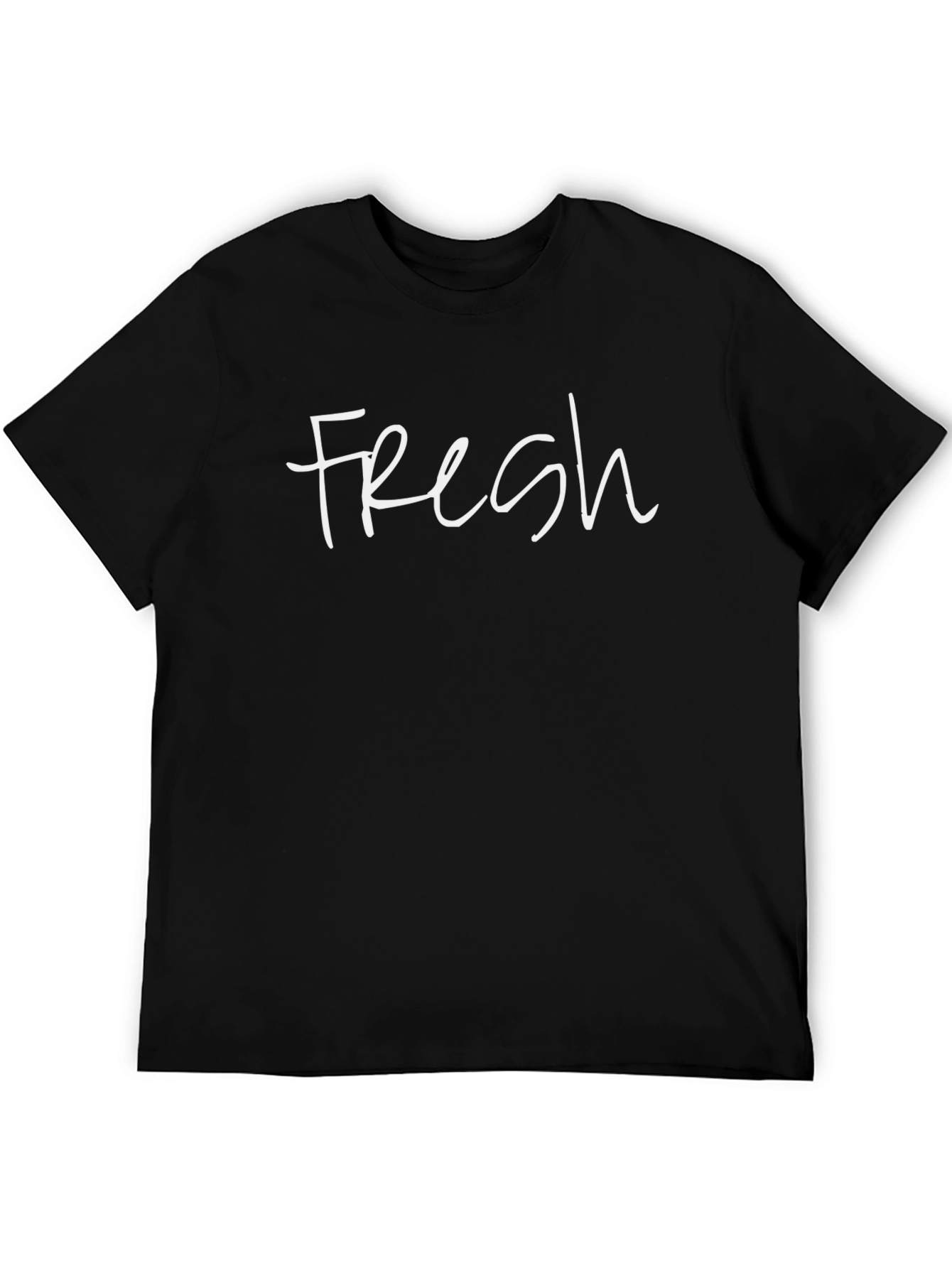 Mens Fresh Black Graphic Tee