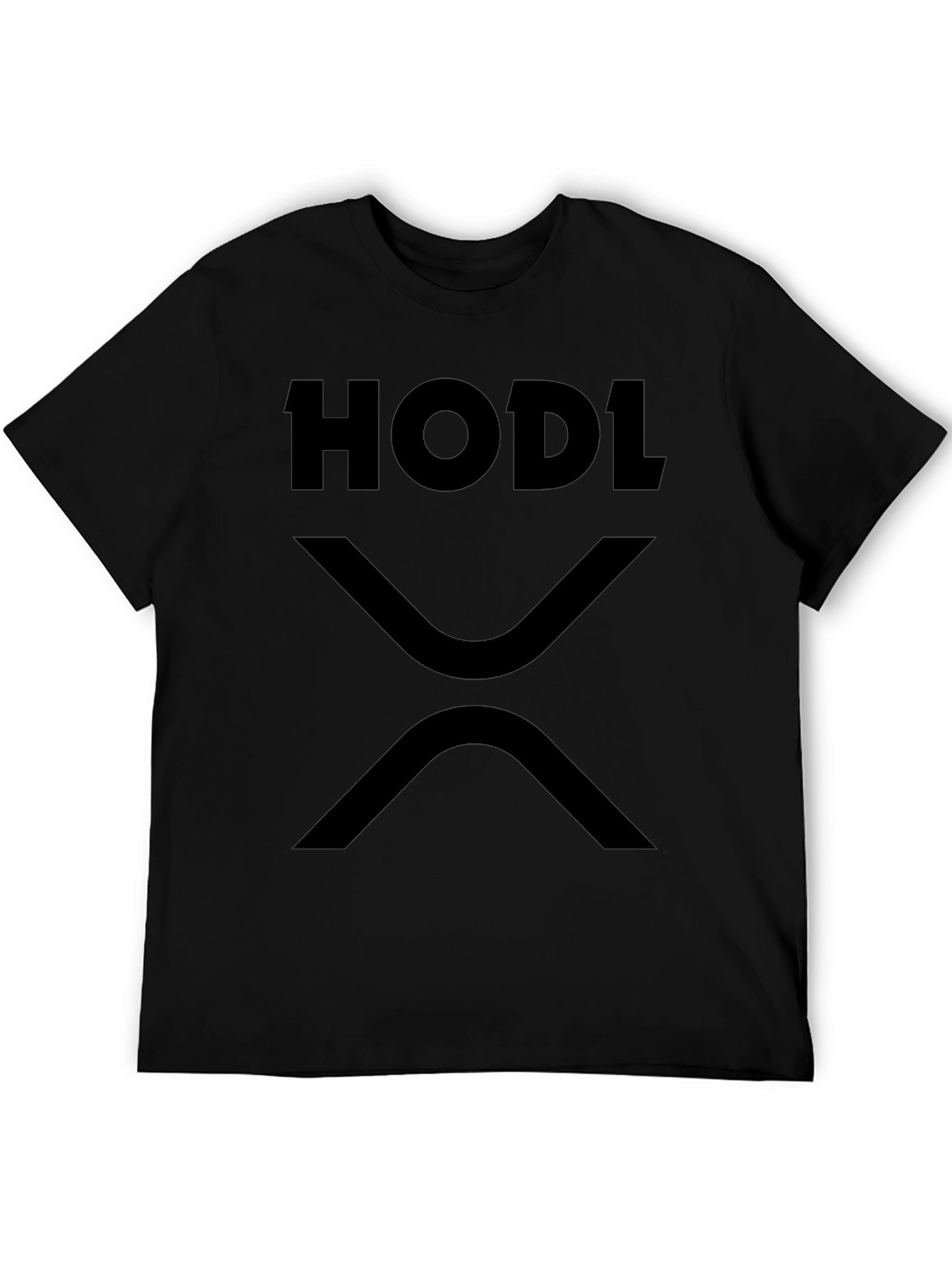 HODL XRP Black T-Shirt Crypto Investor Apparel