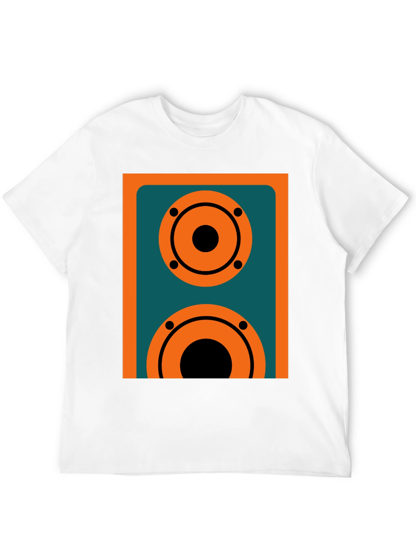 Retro Speaker Graphic Tee - Black