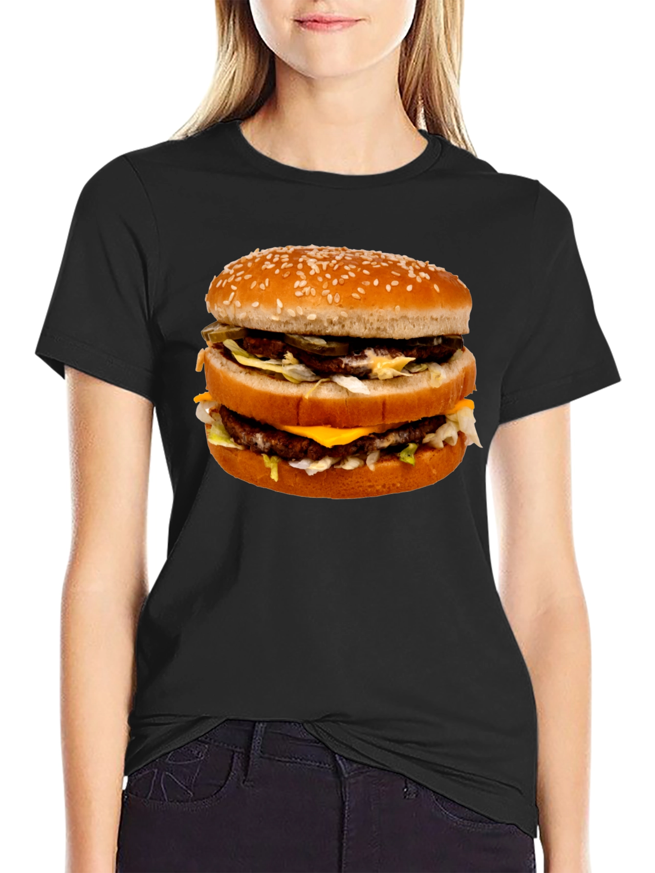 Big Mac Burger Graphic Tee - Food Lovers T-Shirt