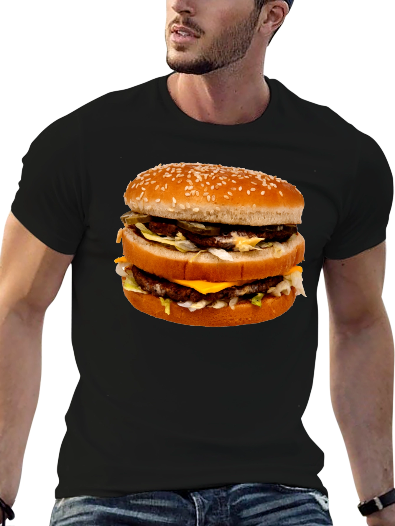 Big Mac Burger Graphic Tee - Food Lovers T-Shirt