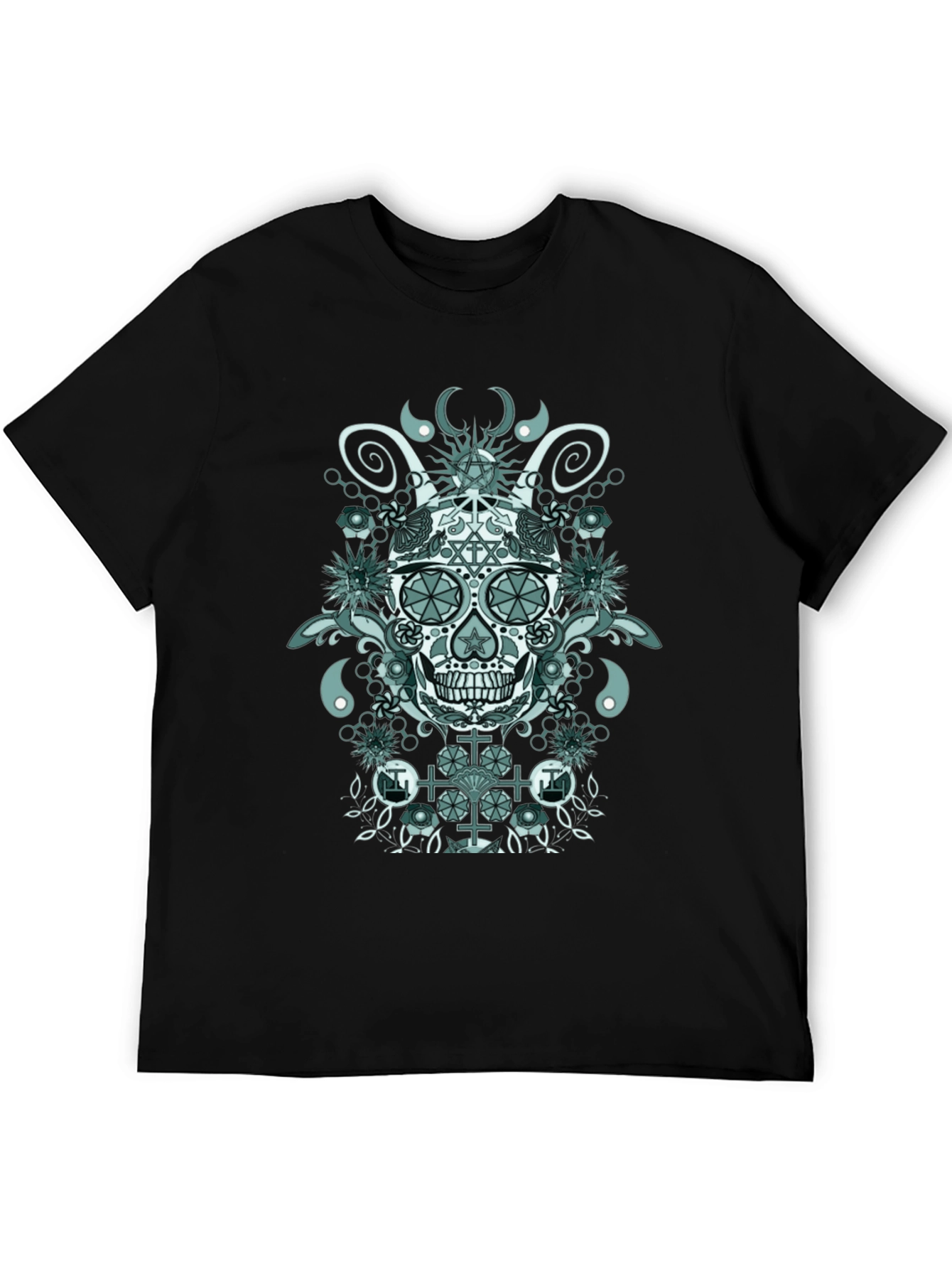 Skull Art Tee - Unique Gothic Design
