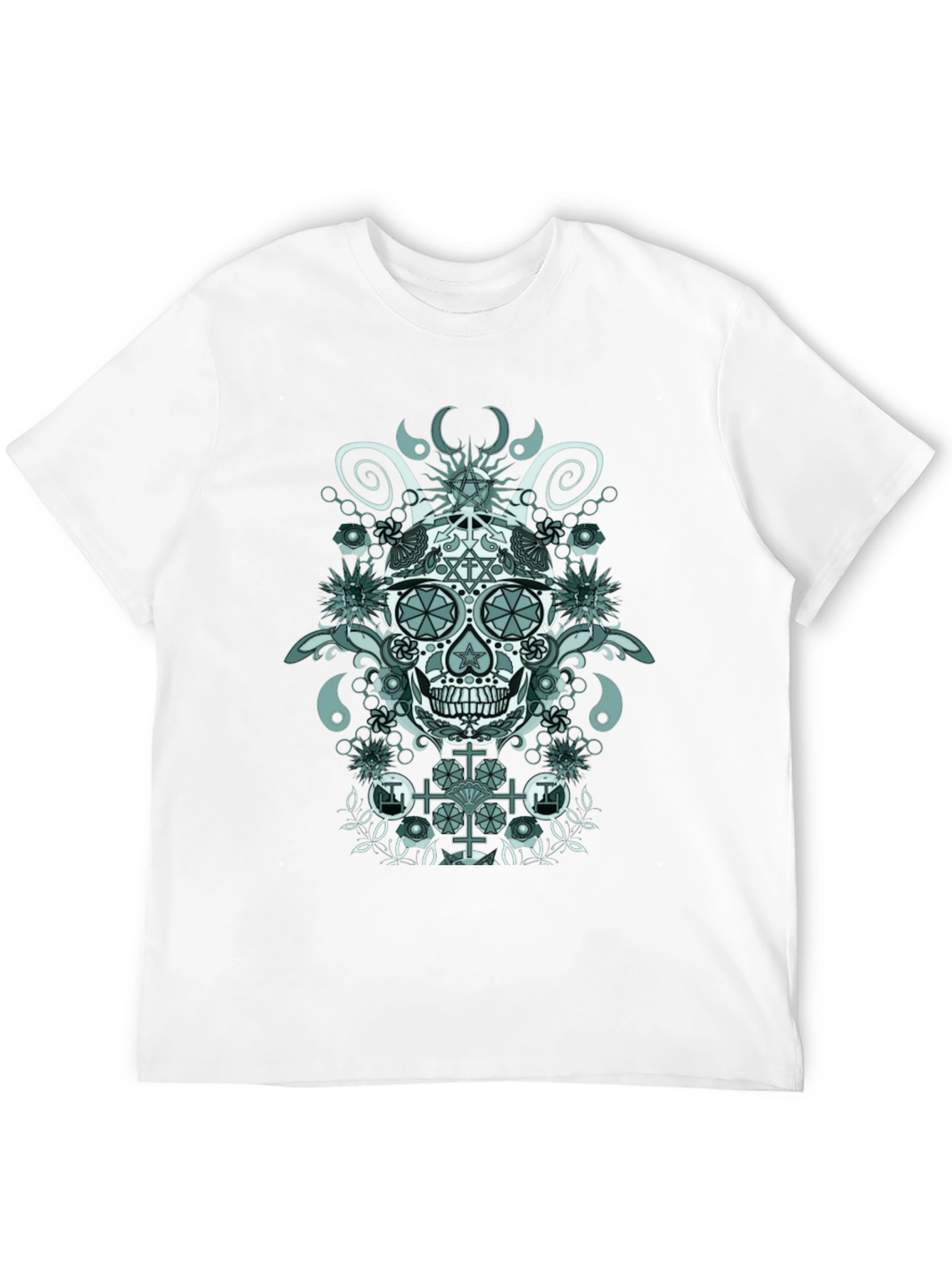 Skull Art Tee - Unique Gothic Design